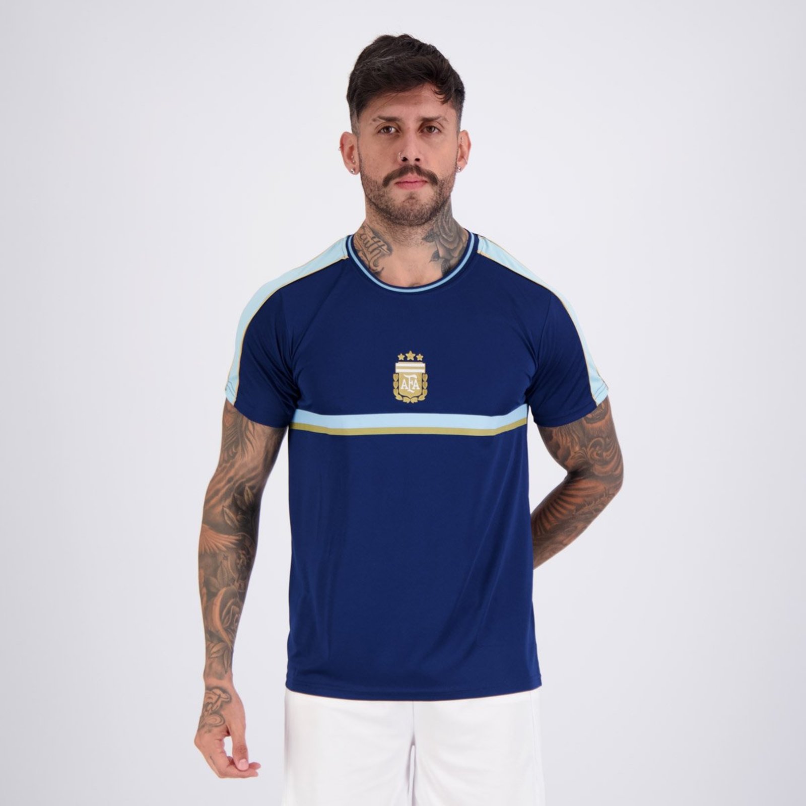 Camisa Argentina Tracks Marinho