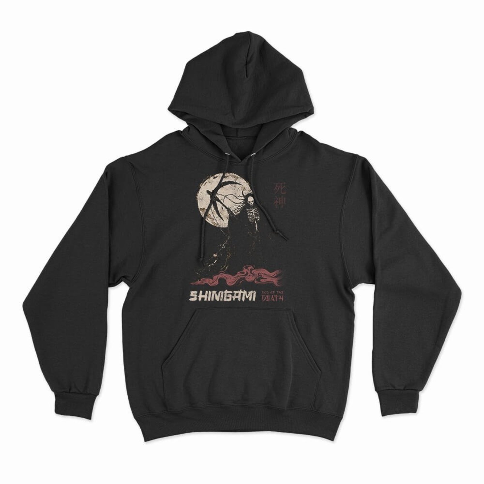 Moletom Com Capuz Shinigami - Preto - Casual - Studio Geek