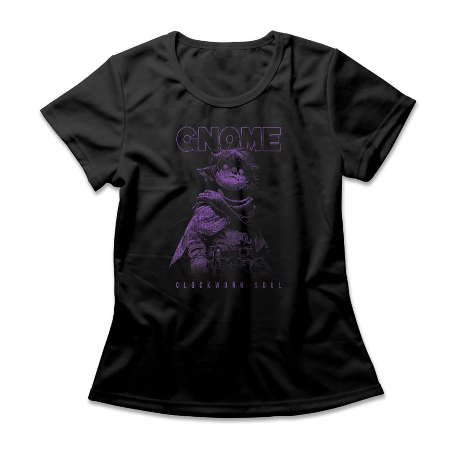 Camiseta Feminina Gnome – Preto – Casual – Studio Geek