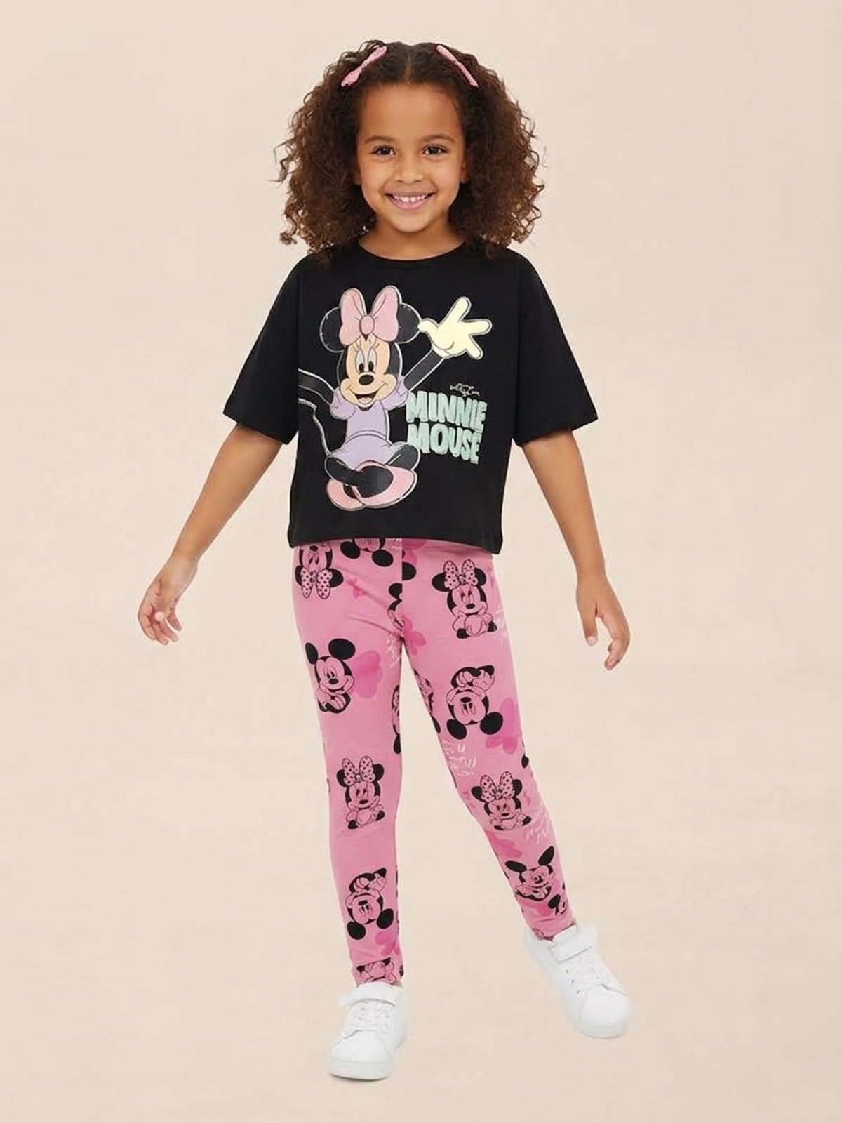 Infantil - Calça Legging Estampa Digital Minnie Mouse Disney Malwee