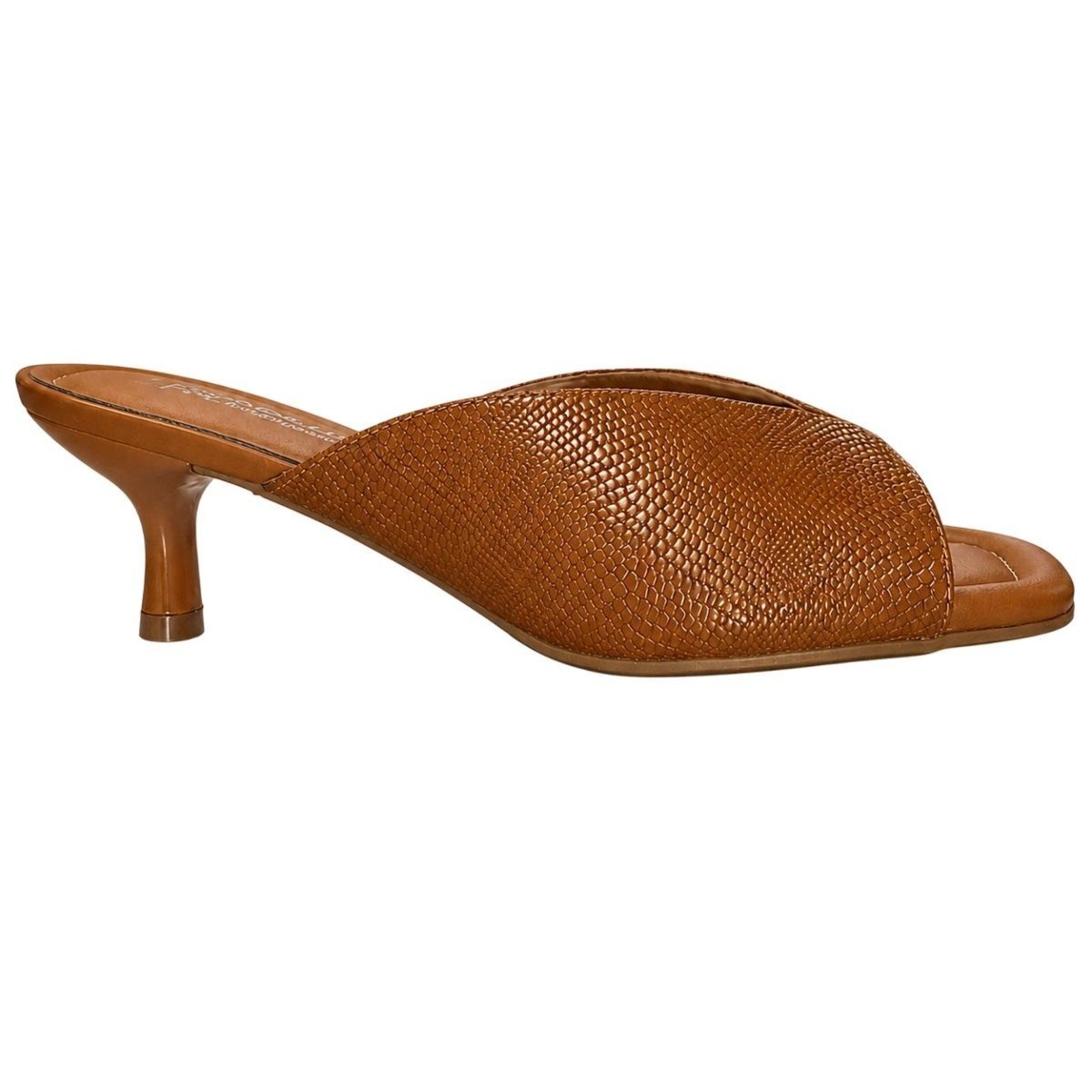Tamanco Salto Fino Feminino Piccadilly 613001 Marrom