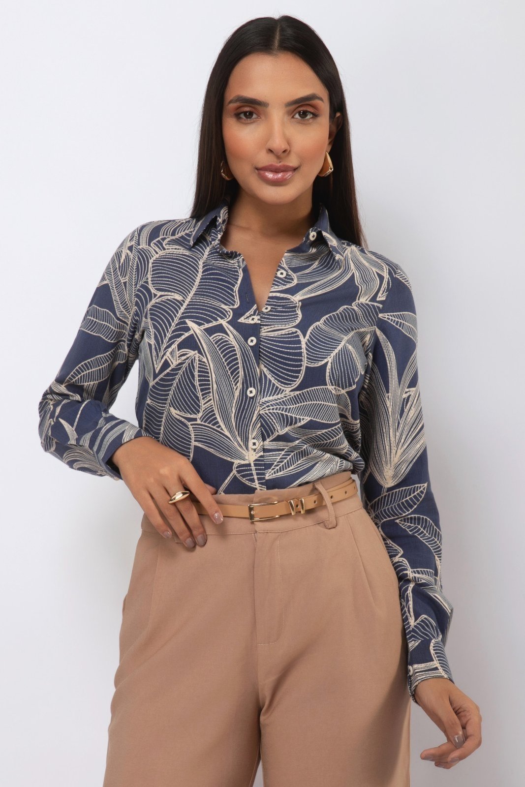 Camisa Manga Longa Alvorada Flowers – Zaiko