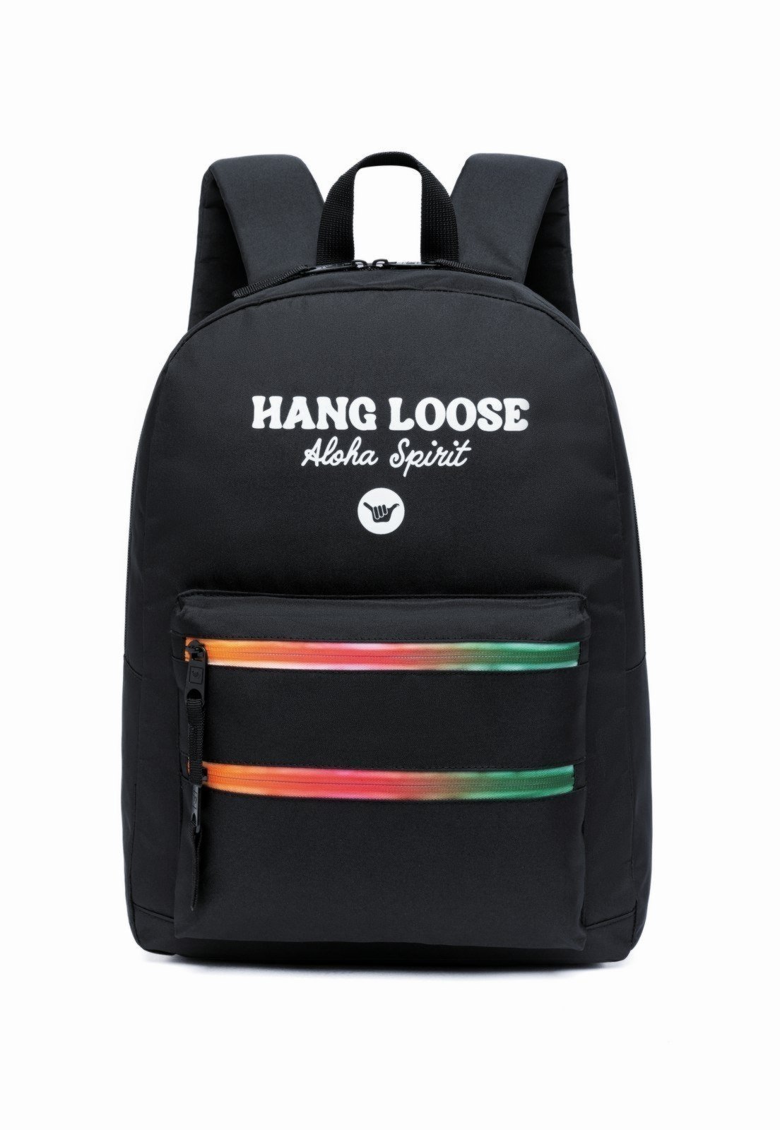 Bolsa Mochila Hang Loose Trabalho Escolar Espaçosa Masculina Reforçada