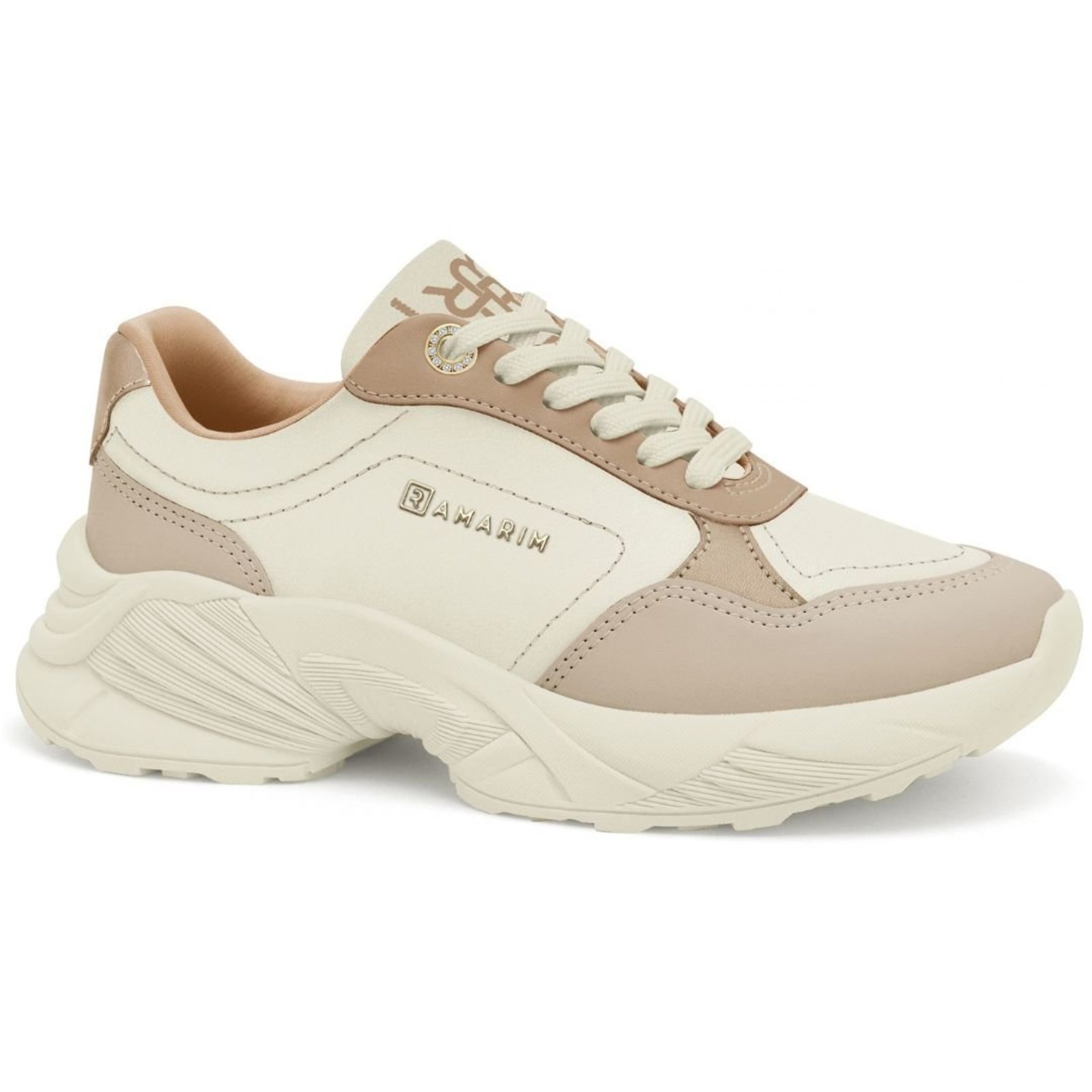 Tênis Feminino Casual Ramarim 2681201 - Bege