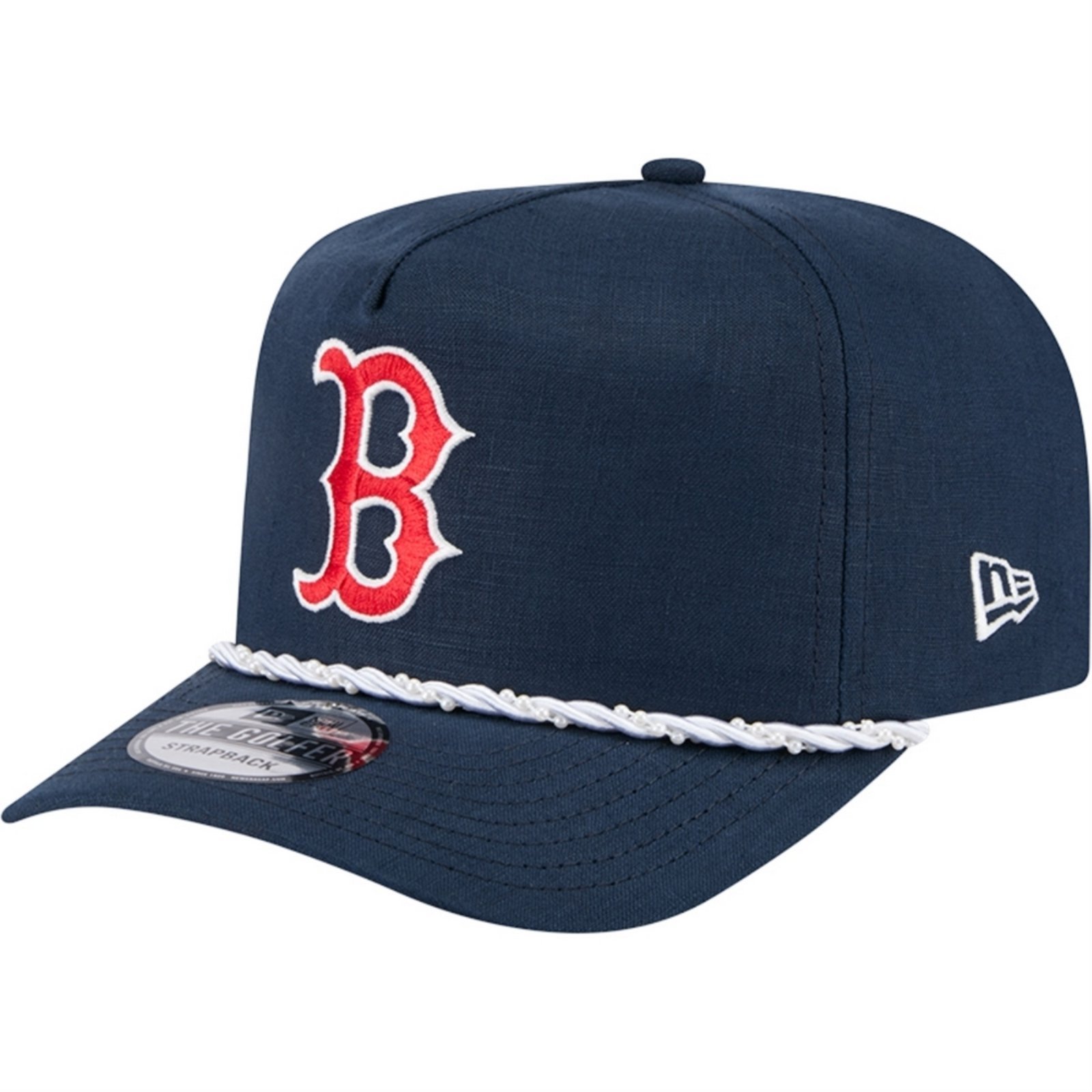 Boné New Era The Golfer Snapback Boston Red Sox Marinho
