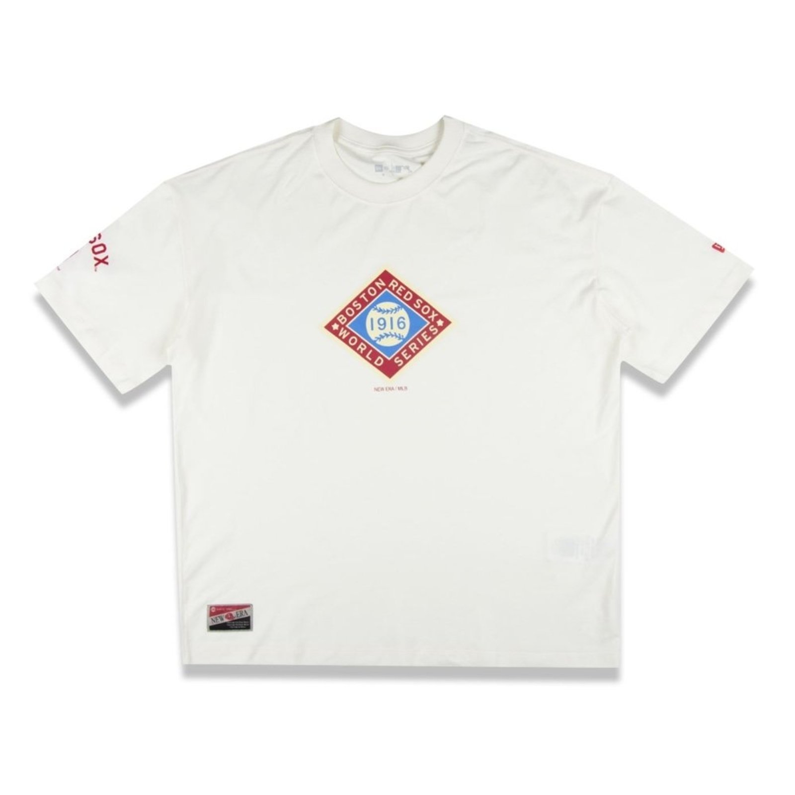 Camiseta New Era Box Boston Red Sox MLB Off White