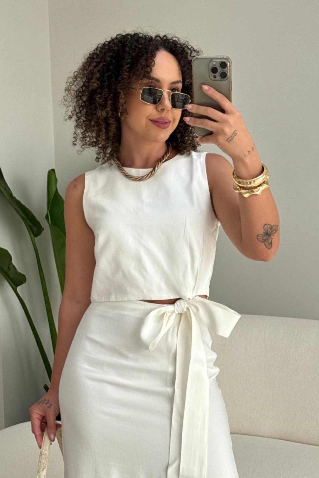 Regata Vanibele Cropped Off White
