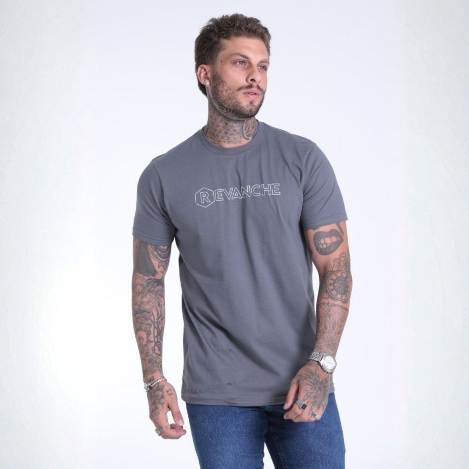 Camiseta Estampada Masculino Revanche Texas