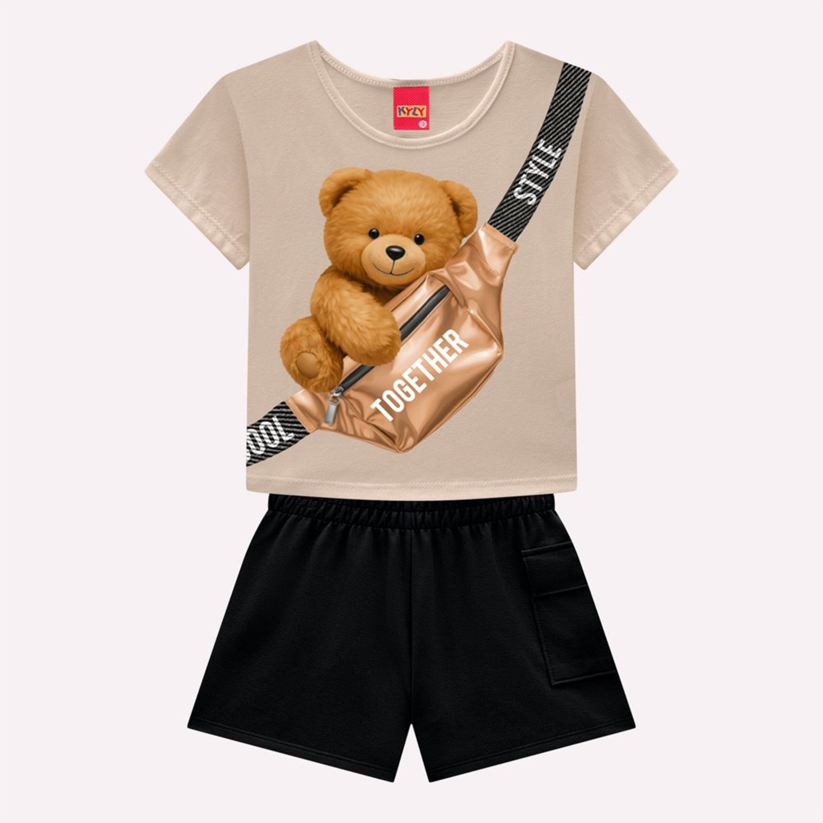 Infantil - Conjunto Menina Ursinho Kyly
