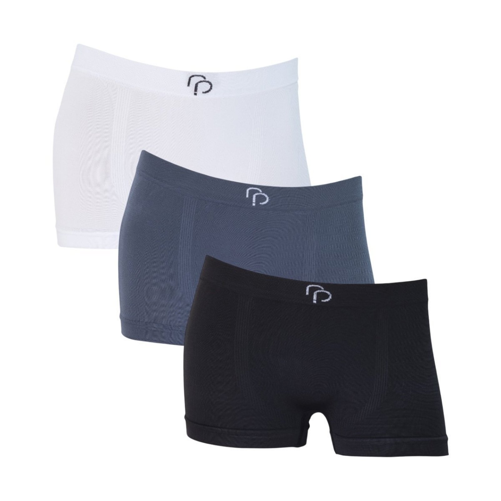 Kit 3 Cuecas Boxer Sem Costura Microfibra Rafa Parize Sortida