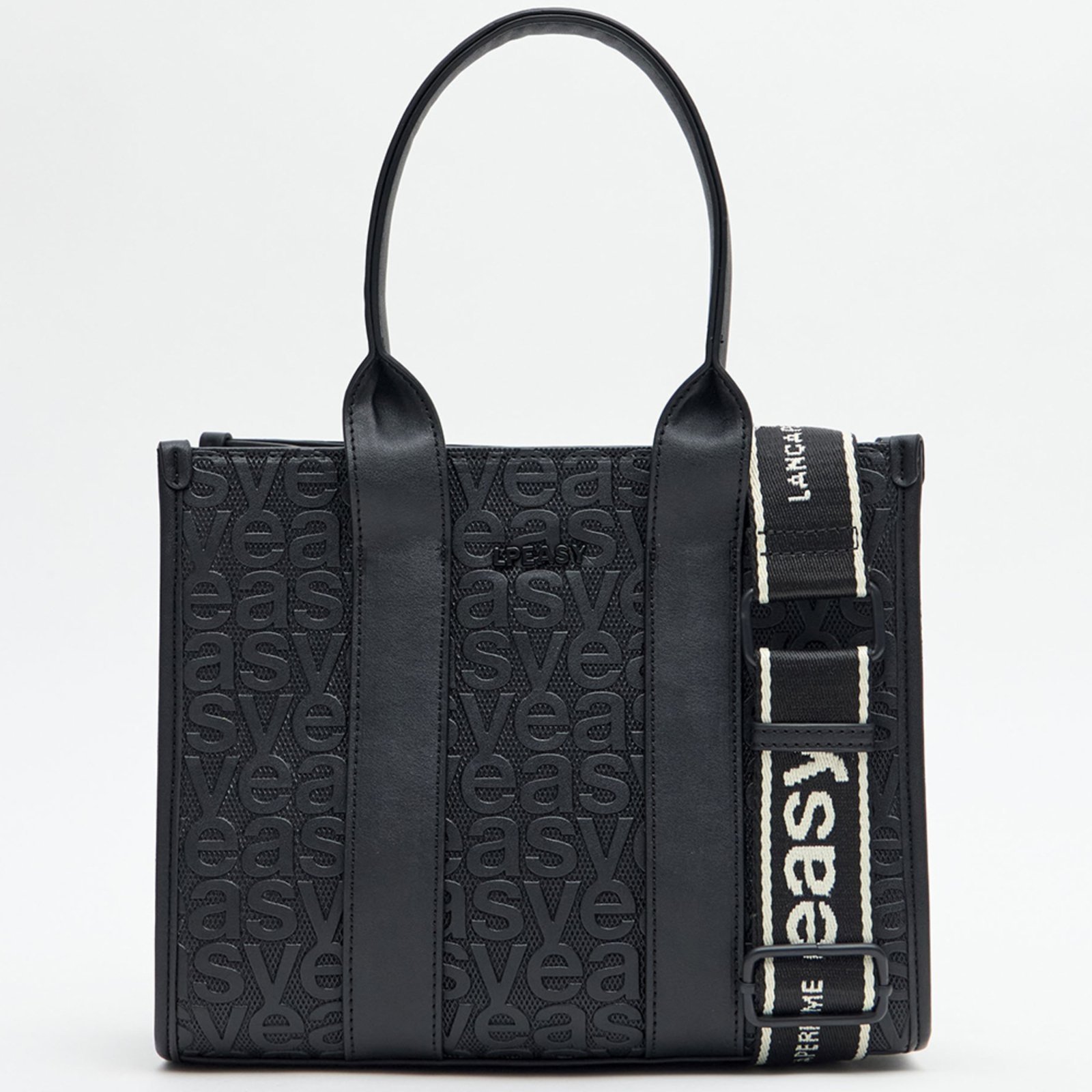 Vista 2 Bolsa Tote Easy Lança Perfume Frequencia Ou26 Feminino bege bege