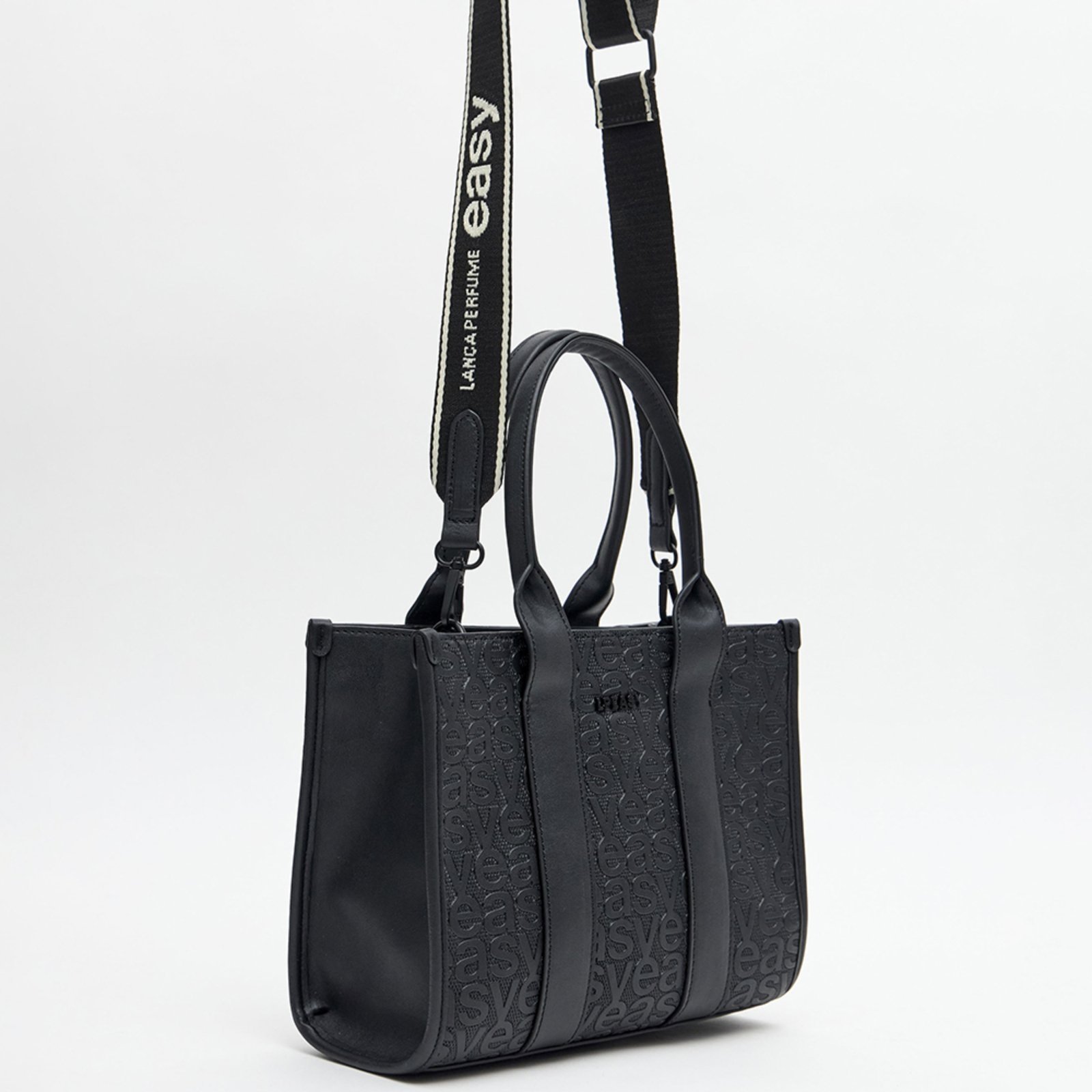 Vista 3 Bolsa Tote Easy Lança Perfume Frequencia Ou26 Feminino bege bege