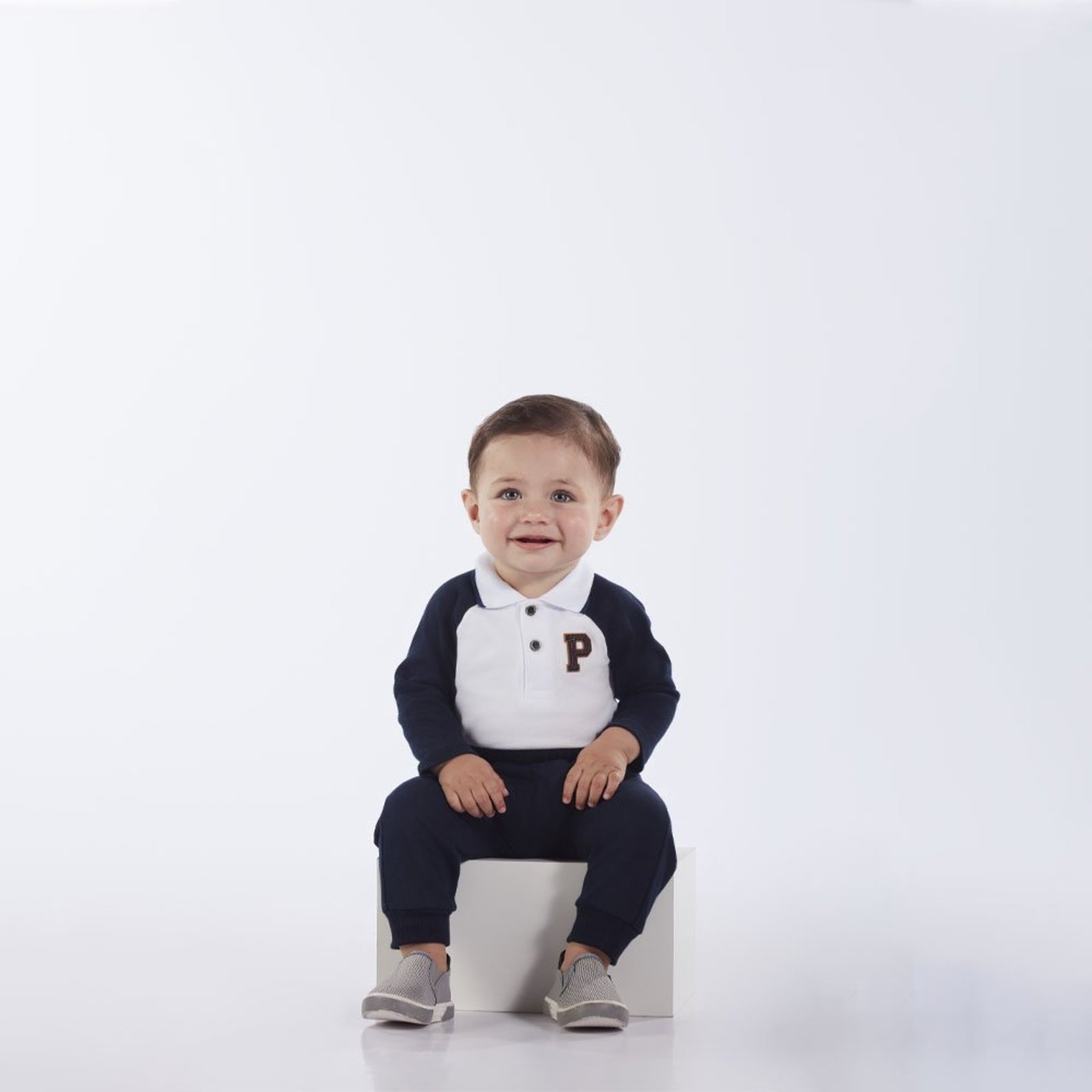 Infantil - Conjunto Menino - Branco - 52668-3