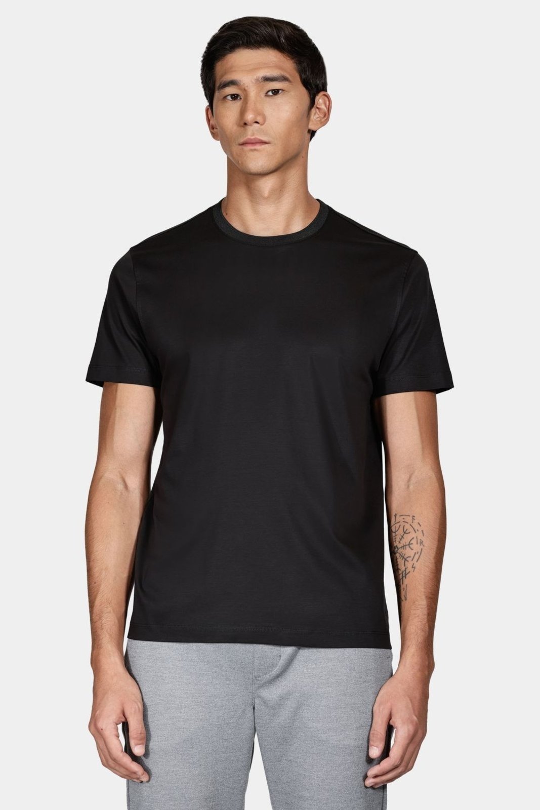 Silk Aramis Blend Modal T-Shirt Marinho