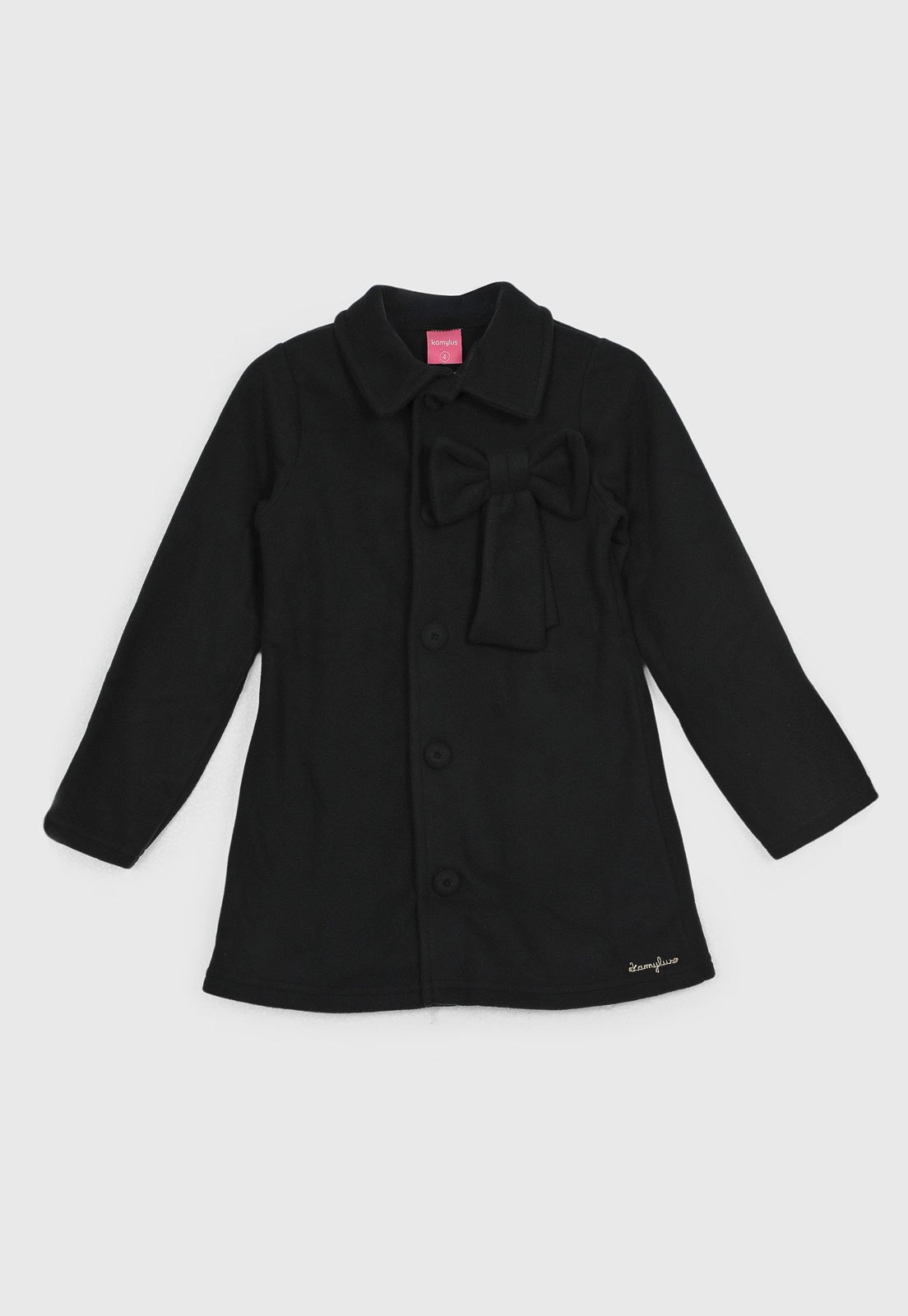 Infantil - Casaco Kamylus Laço Preto
