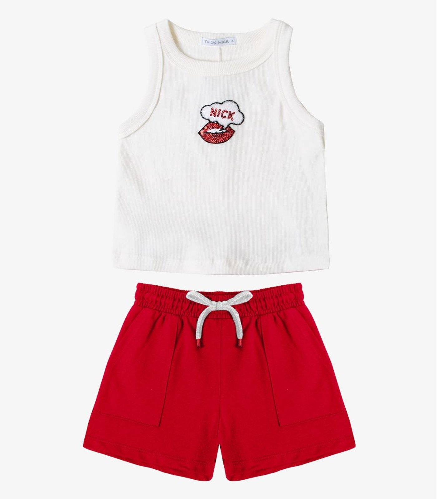 Infantil – Conjunto Regata Com Shorts Trick Nick Bege
