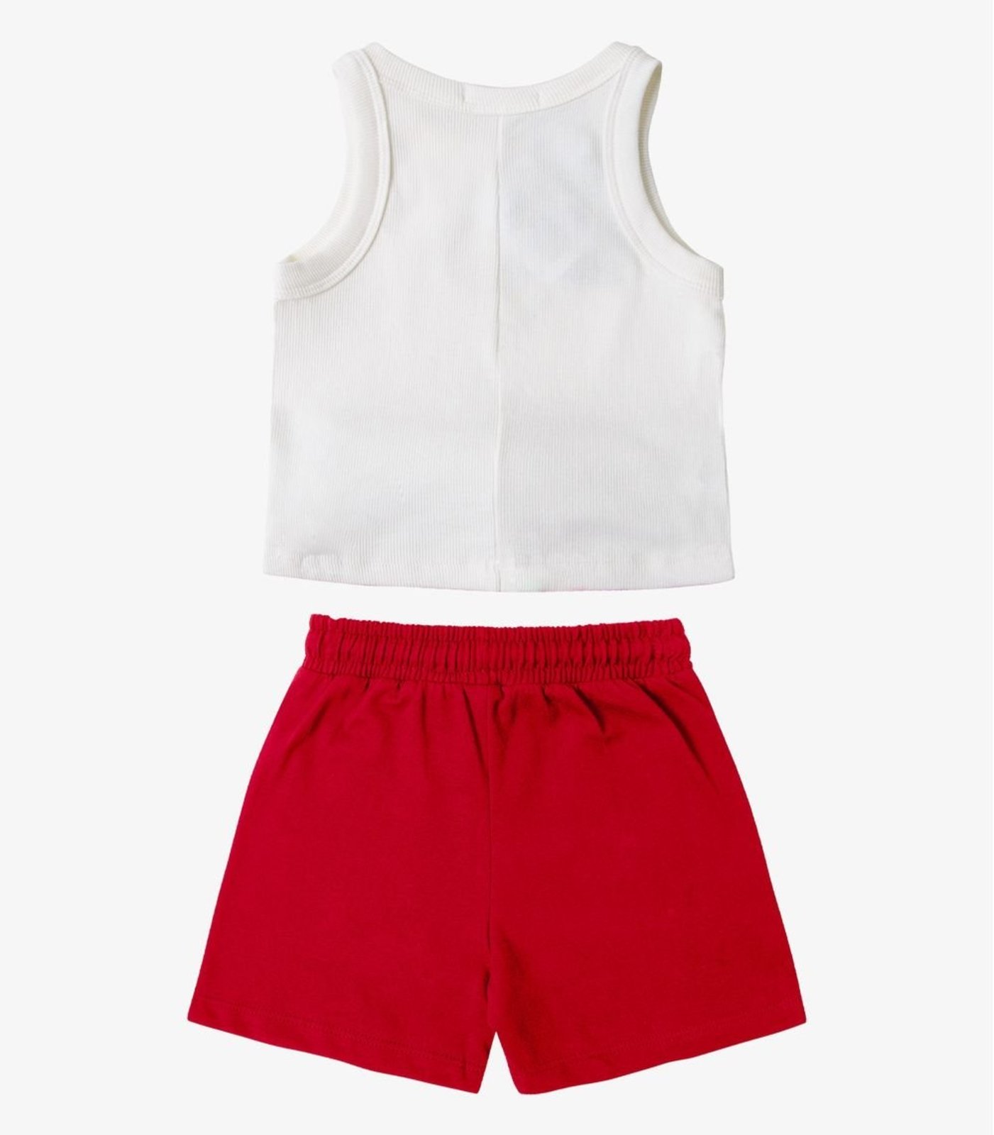 Vista 3 Infantil - Conjunto Regata Com Shorts Trick Nick bege Trick Nick bege