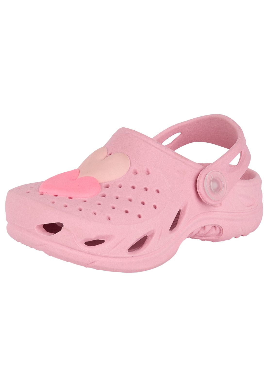 Infantil - Babuche Plugt Menina Corações Rosa Balé