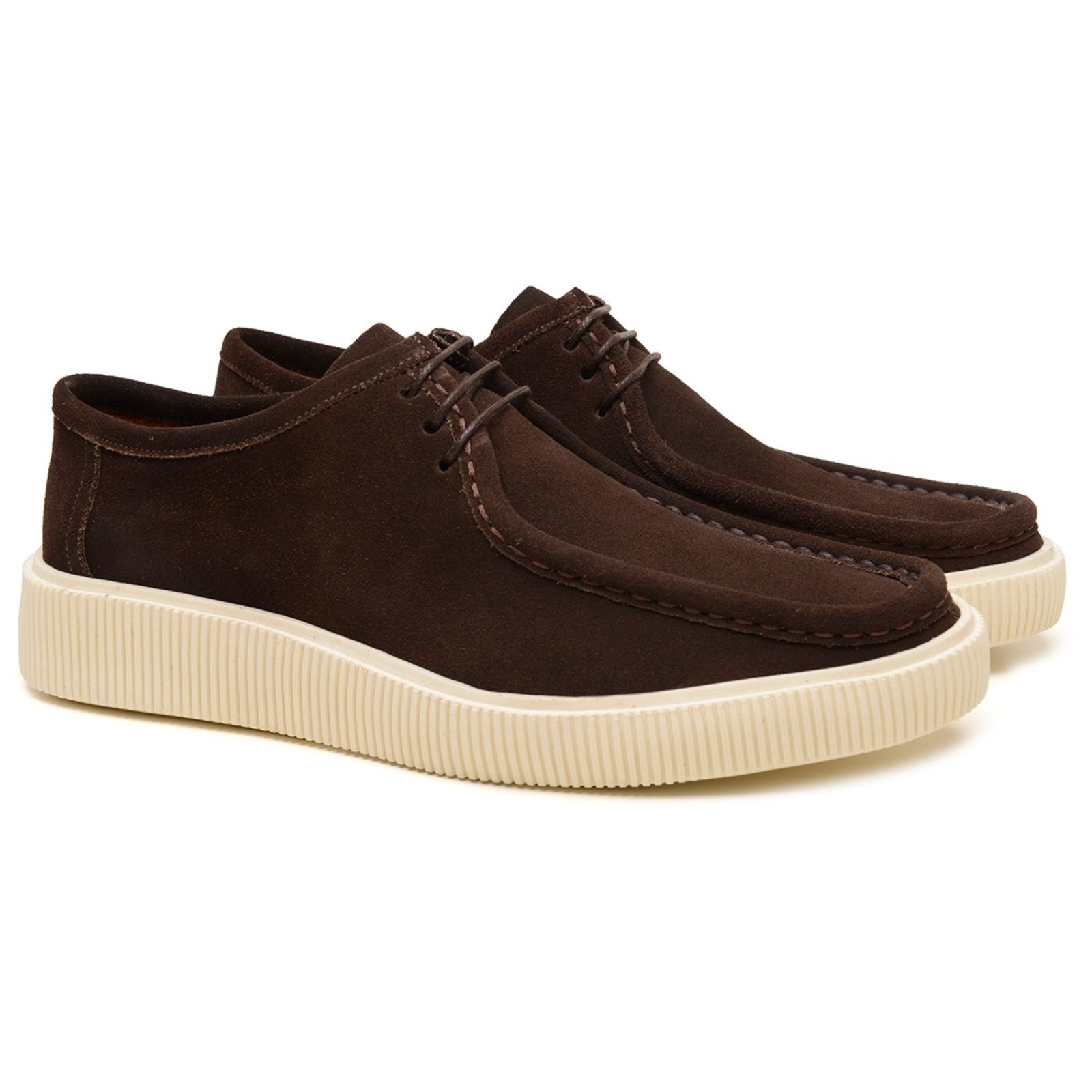 Sapato Masculino Anna Andrade Canadian Couro Conforto Calçado Casual Robusto Urbano Café