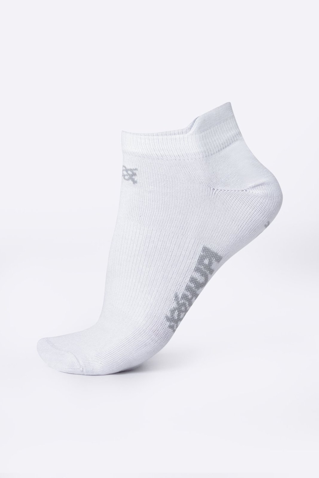 Meia HUPI Casual Invisível Algodão Branco Branco