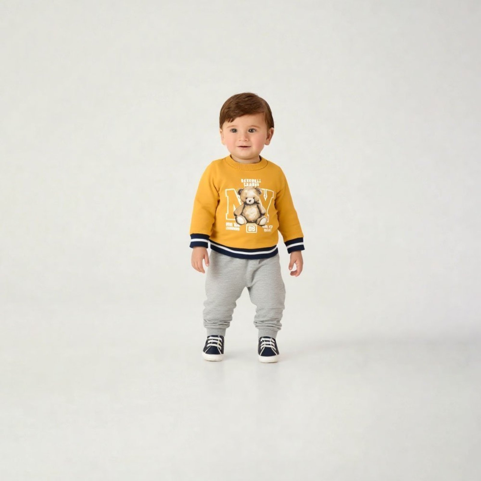 Infantil - Conjunto Amarelo Pulla Bulla Menino - 55175-345
