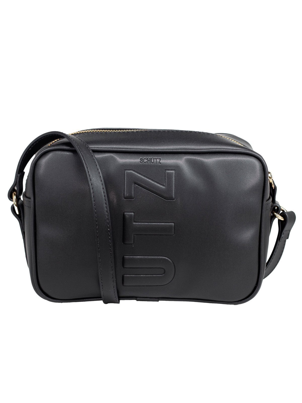 Bolsa Feminina Pequena Schutz Crossbody Tassy Tiracolo Preto Black