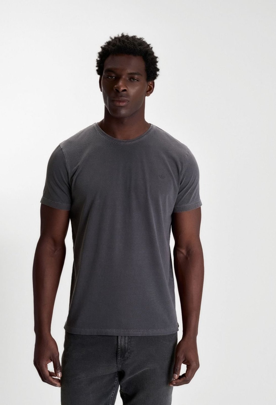 CAMISETA DOCTHOS SLIM MANGA CURTA STONE CAMISETA DOCTHOS SLIM MANGA CURTA STONE 044 GRAFITE EG