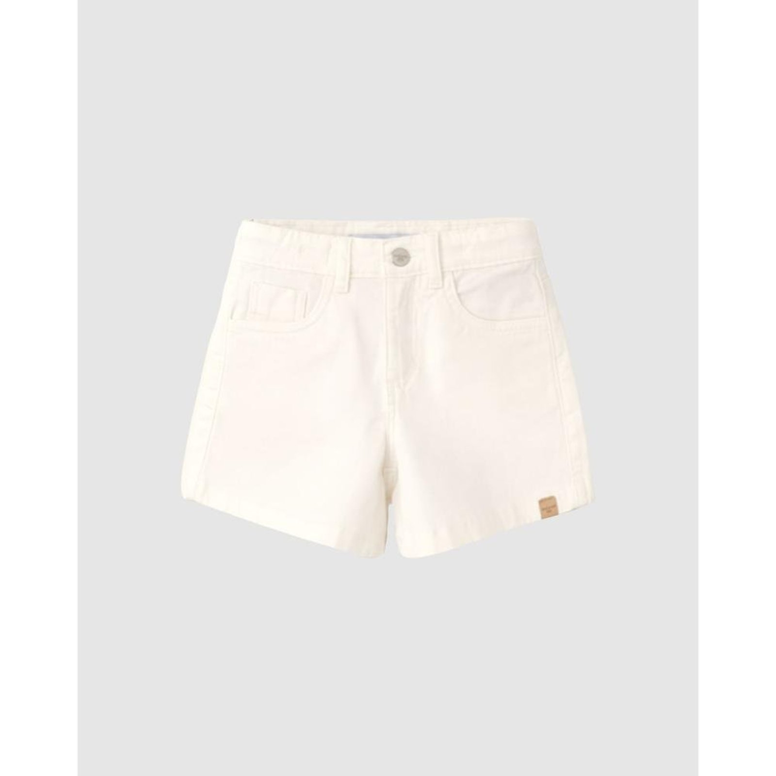 Infantil - Shorts Menina Cintura Elástico Ajustável Em Sarja Stretch Malwee
