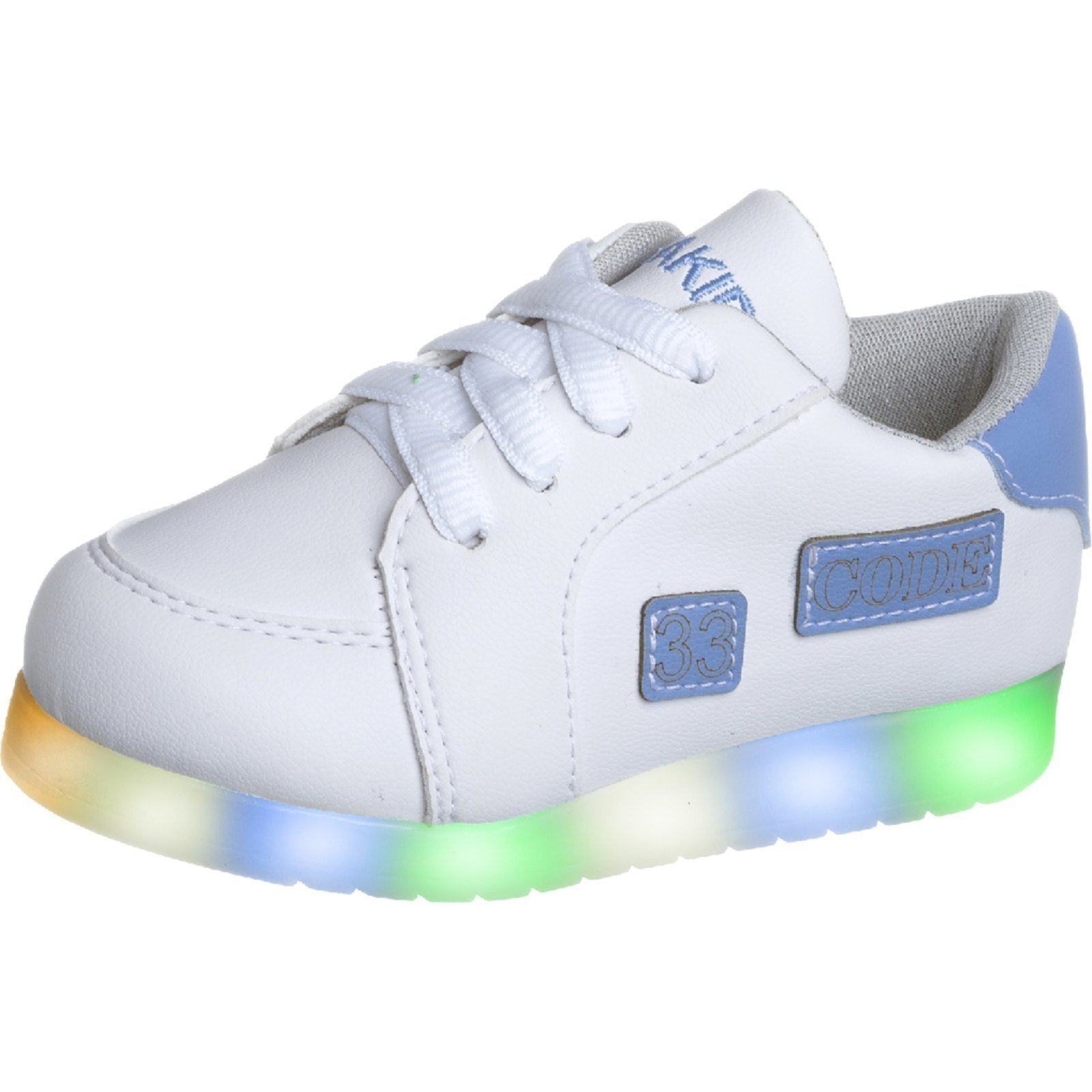 Infantil - Tênis Beakid Menino Led Luz Que Acende Luzinha Casual