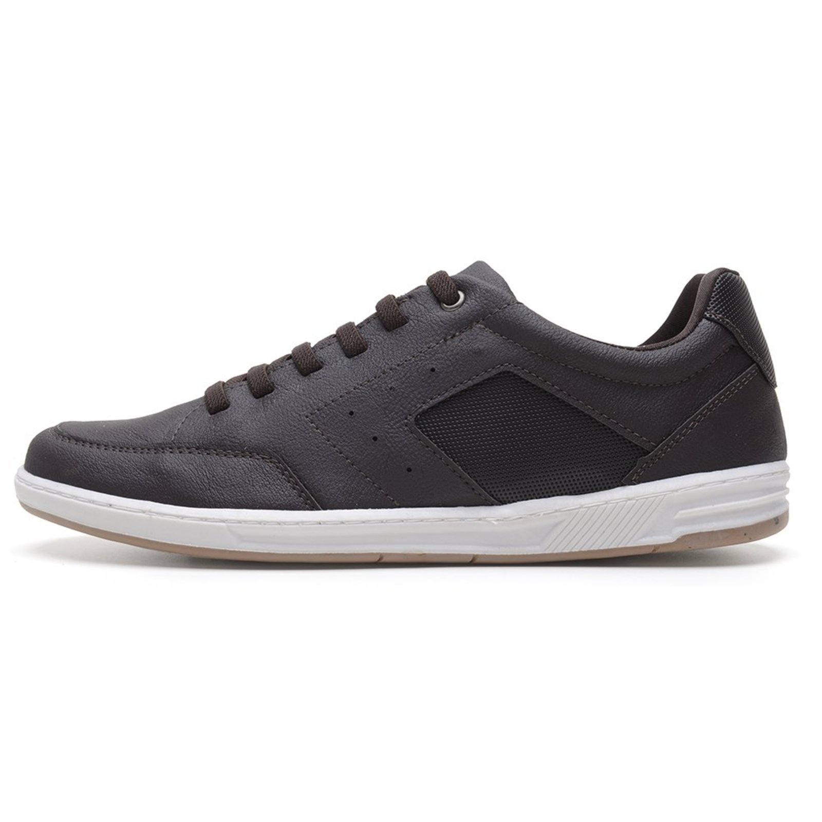 Sapatenis Masculino Casual Conforto Estilo Tenis Antiderrapante Leve Rovetto Marrom