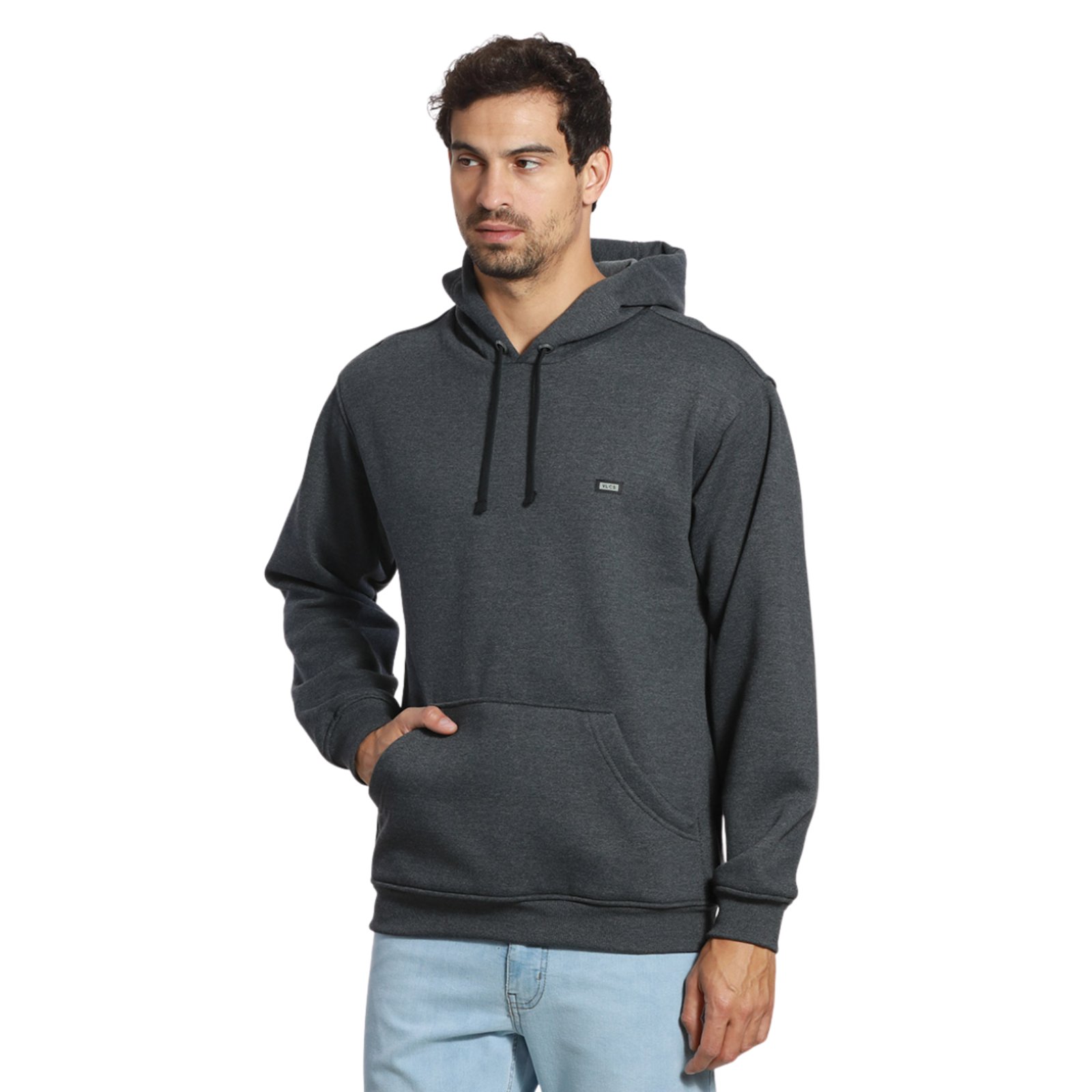 Blusa Moletom Capuz Fechado Masculino VLCS