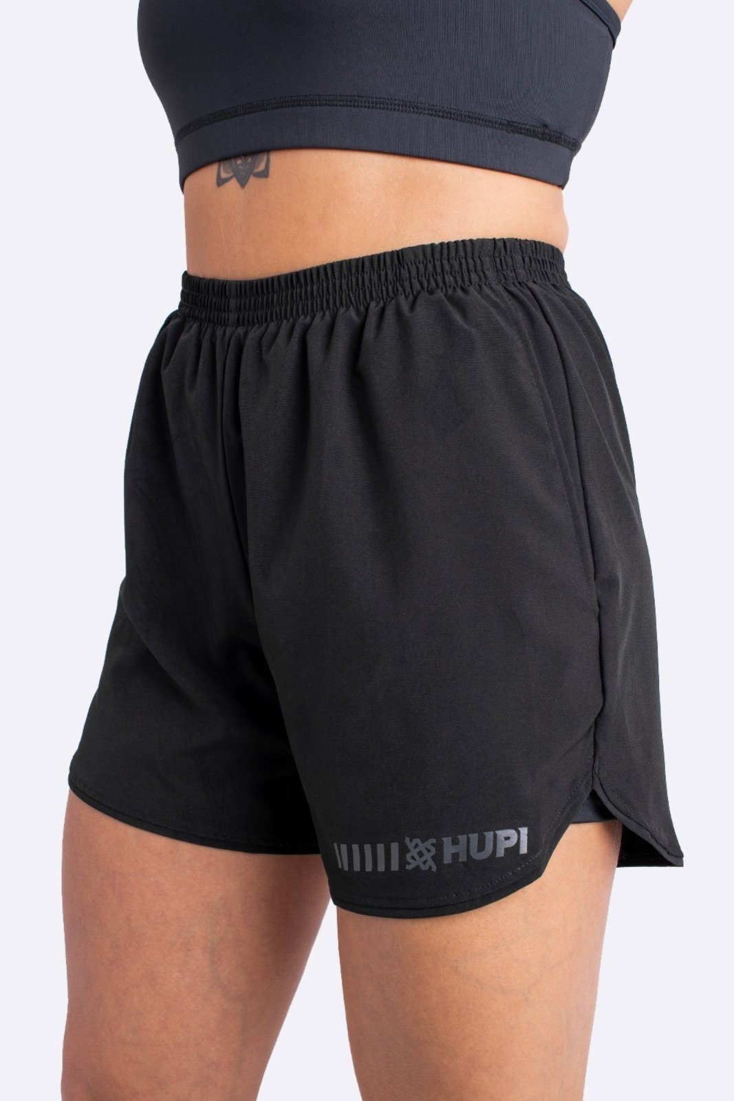 Shorts HUPI Feminino Ella com Bermuda Interno Preto Preto