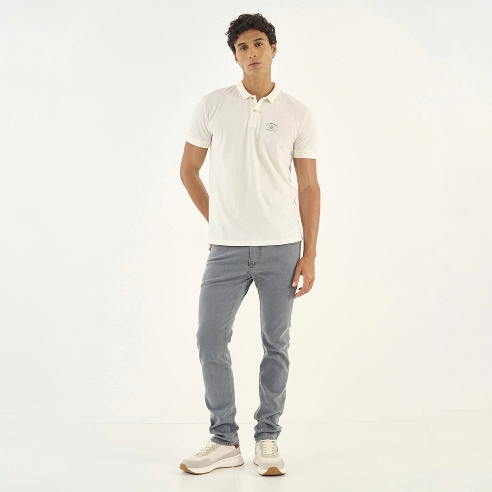 Calça Jeans Colcci Felipe Skinny Original Cinza Médio