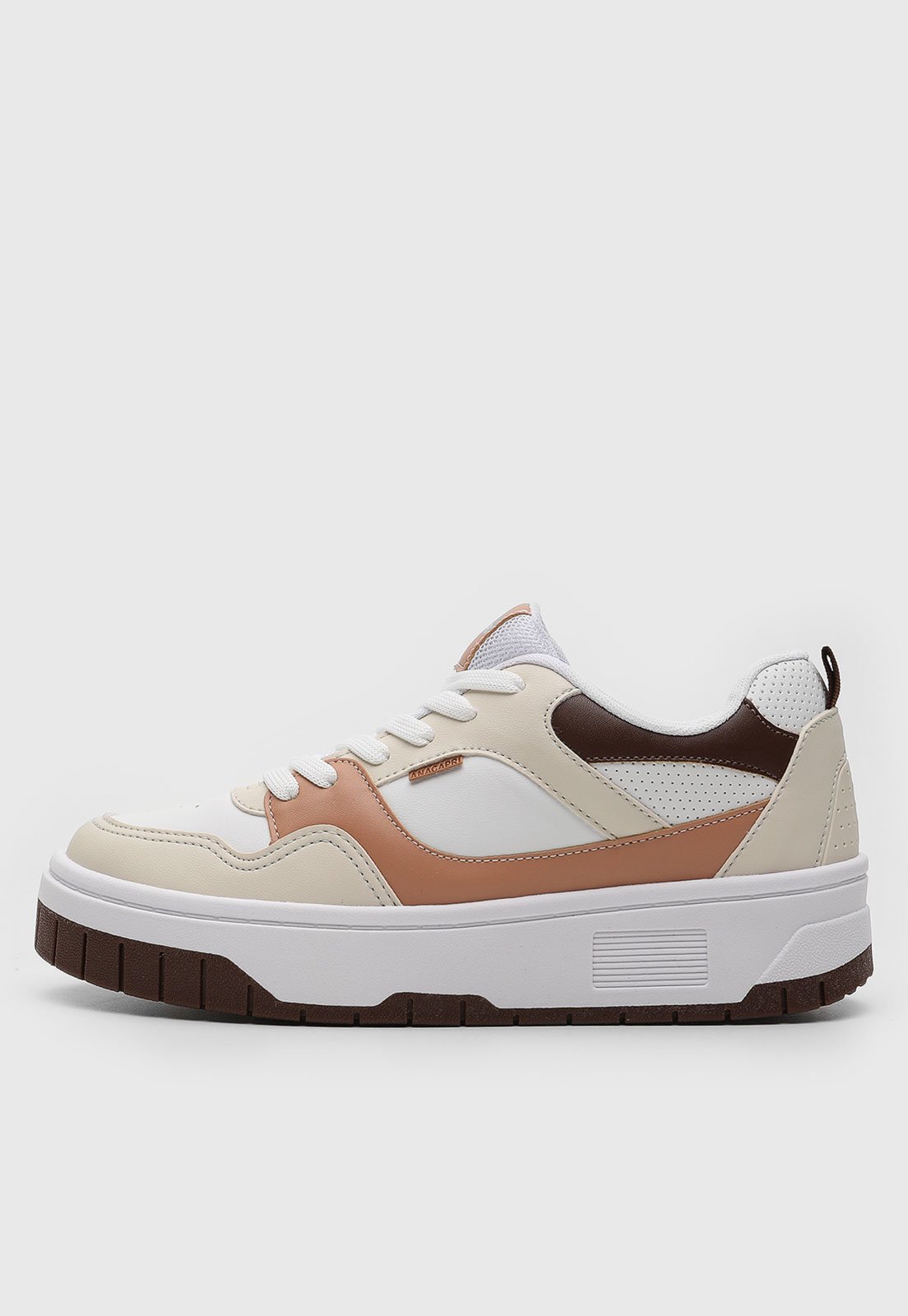 Tênis Anacapri Recortes Off-White