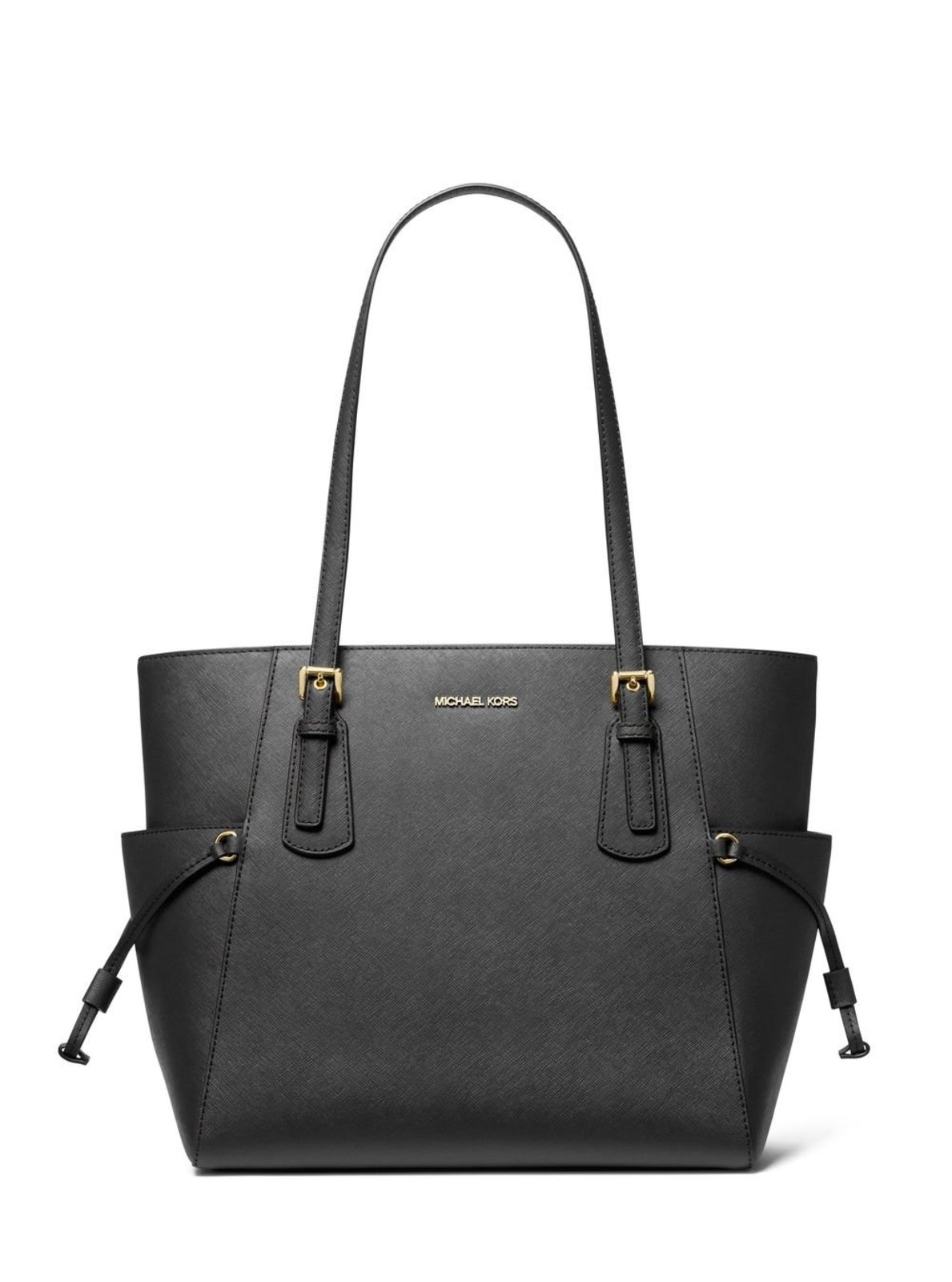 Vista 2 Bolsa Tote Voyager Grande De Couro 35S5GV6T7L001 preto preto