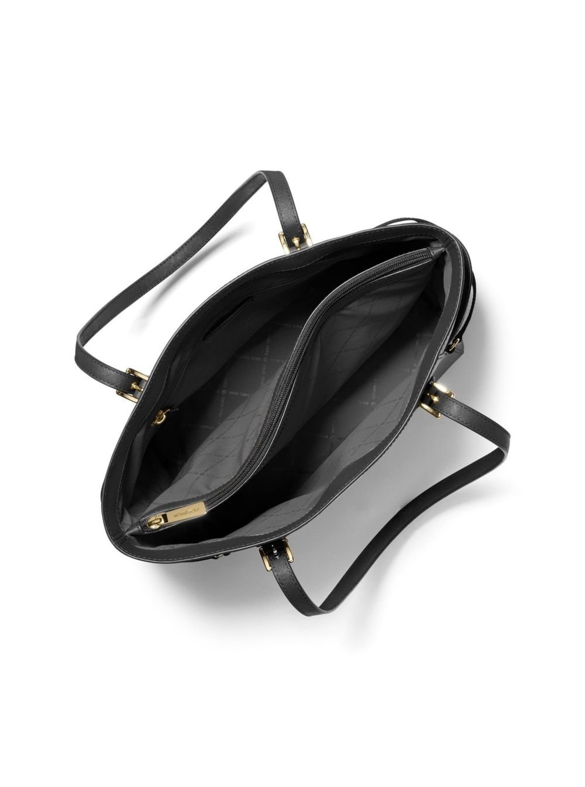 Vista 3 Bolsa Tote Voyager Grande De Couro 35S5GV6T7L001 preto preto