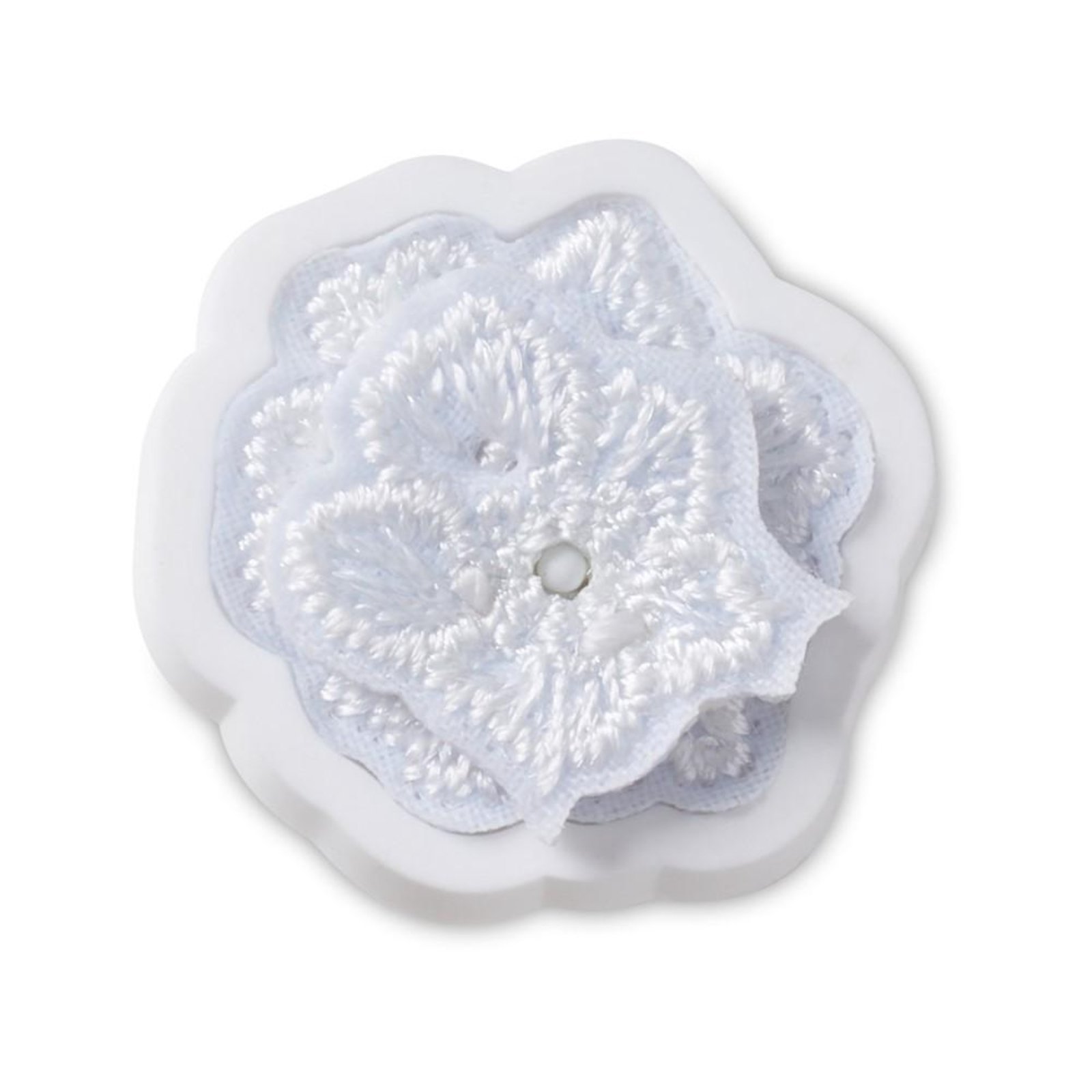 Vista 2 Infantil - Jibbitz™ Flor Branca Elegante Crocs branco