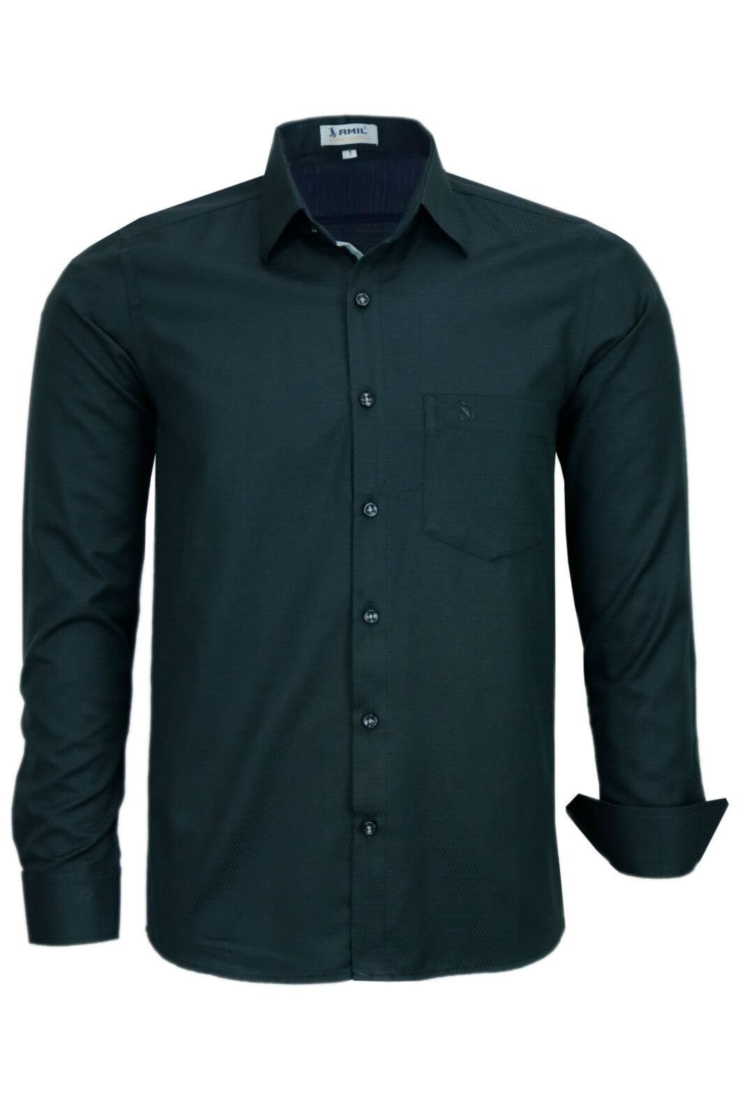 Camisa Social Amil Comfort Manga Longa Fácil De Passar 1862