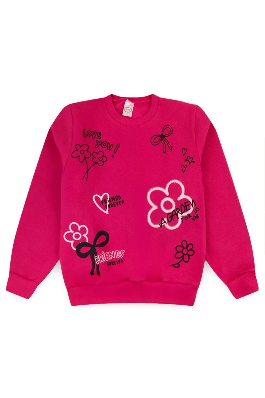 Infantil - Blusa Moletom Menina Young Girl Life