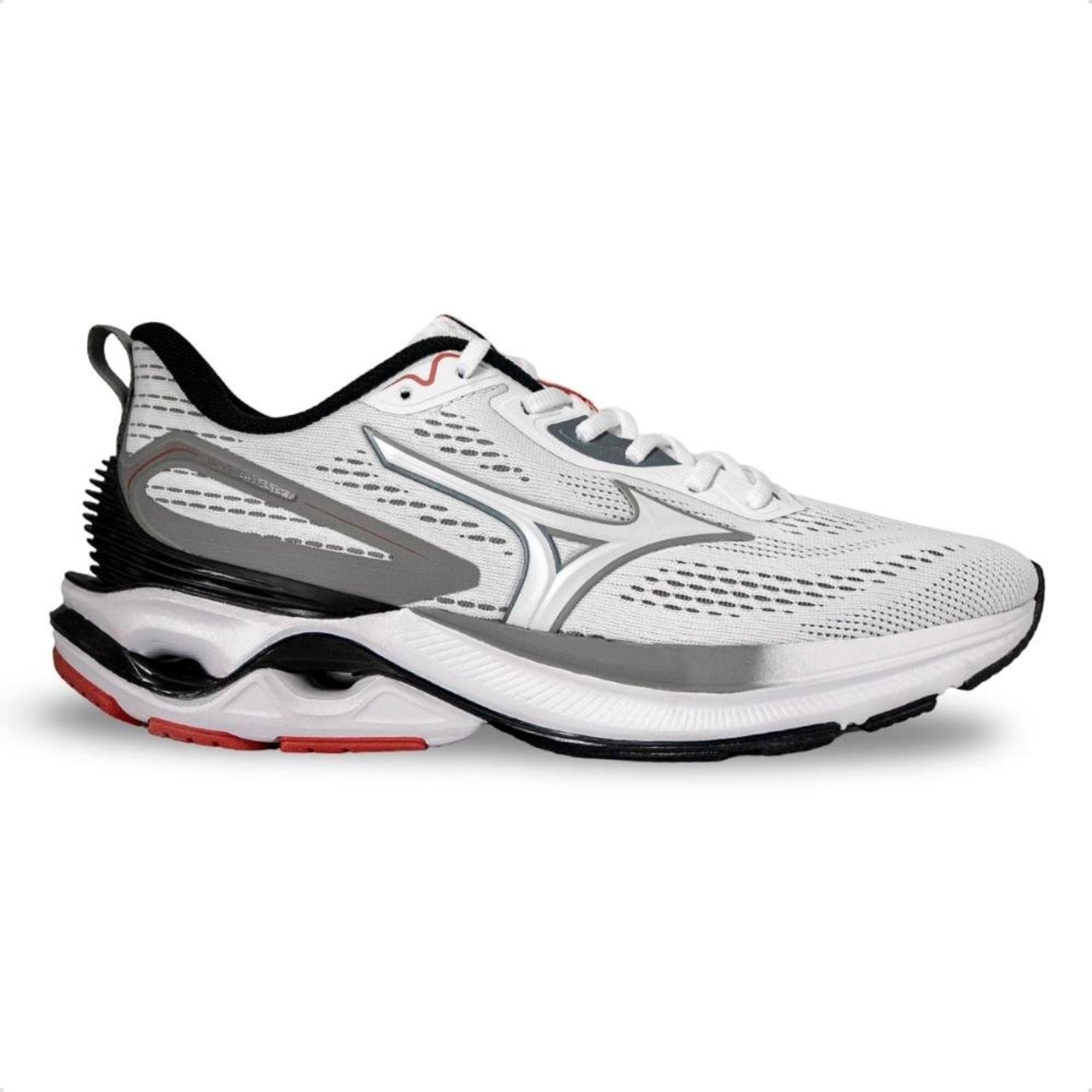 Tênis Mizuno Masculino Wave Dynasty 8 Corrida Branco