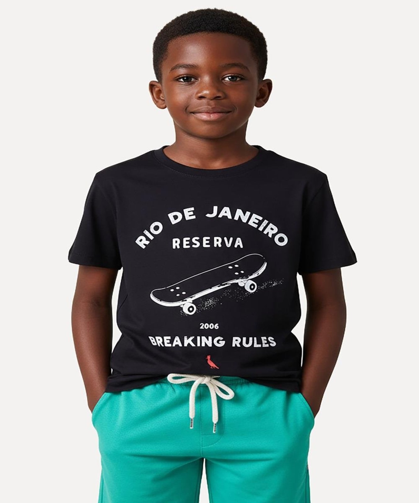 Infantil - Camiseta Estampa Breaking Rules Reserva Mini