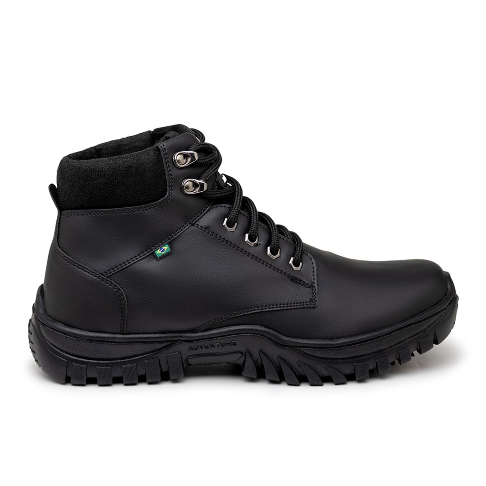 Tenis Feminino Bota Segurança Do Trabalho Coturno Preto