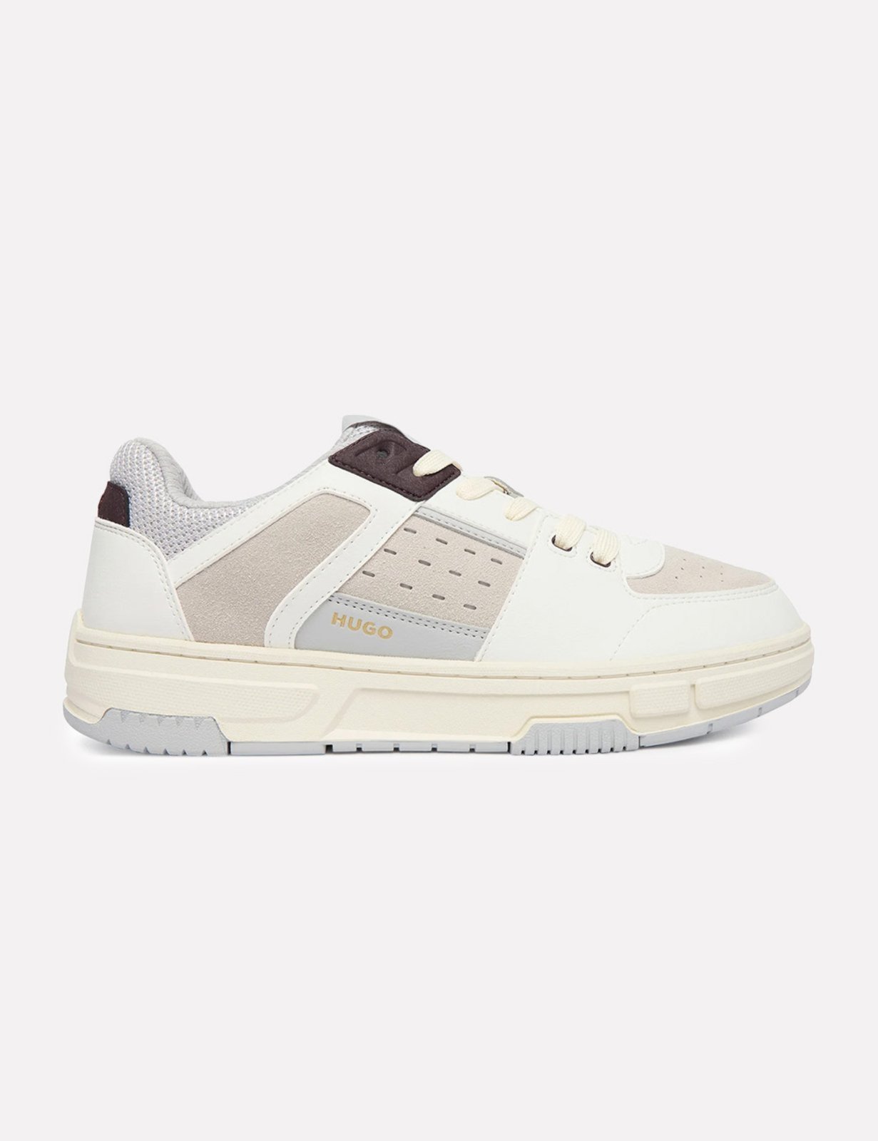 Tênis Hugo Boss Masculino Yarrow Tenn Mxpu Branco/Bege