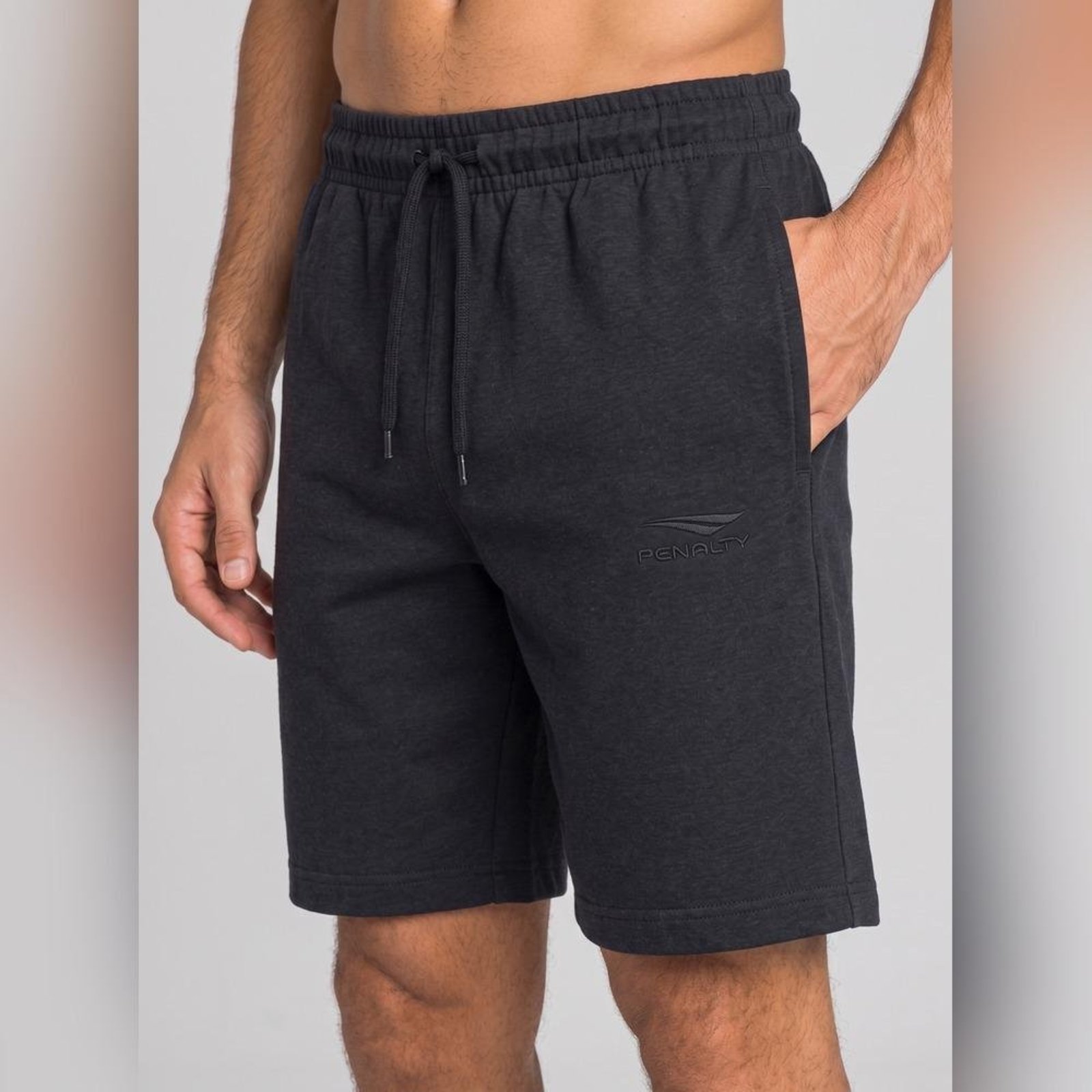 Bermuda Masculino Moletinho Penalty Casual 332643 Preto G