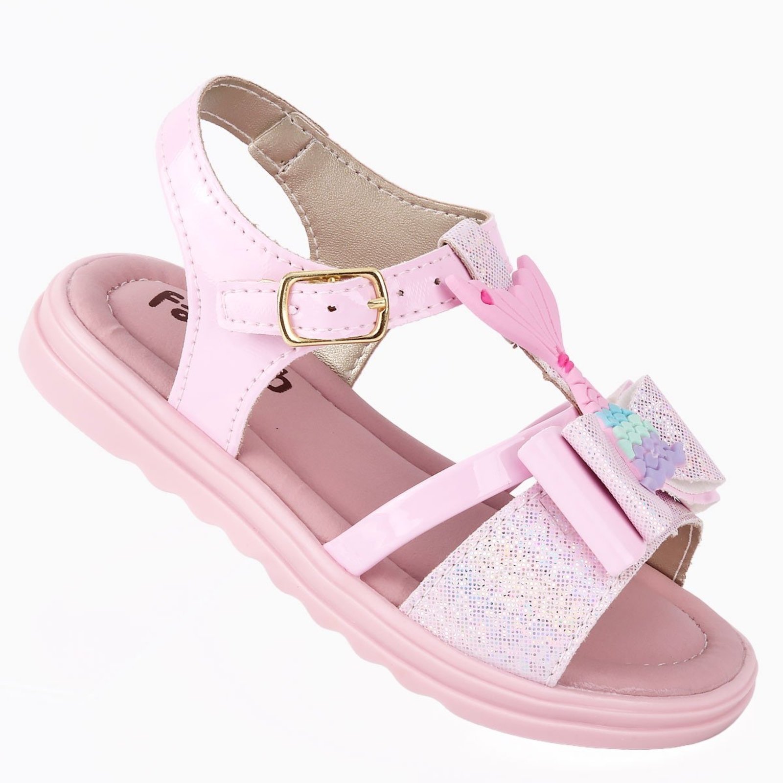 Infantil - Sandália Feminina Sereia Fanclub - Rosa