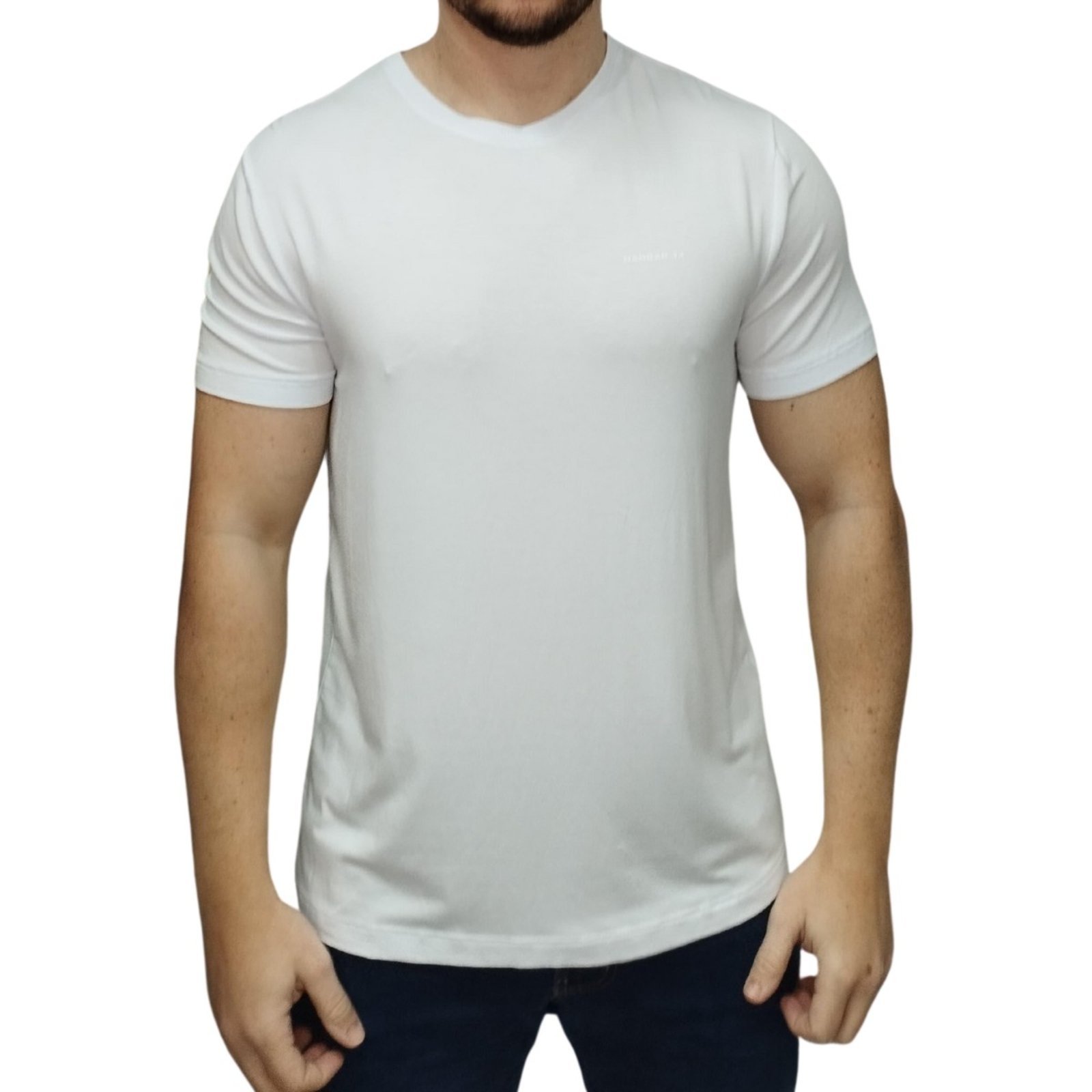 Camiseta Básica Masculina Malha Modal Hangar 33