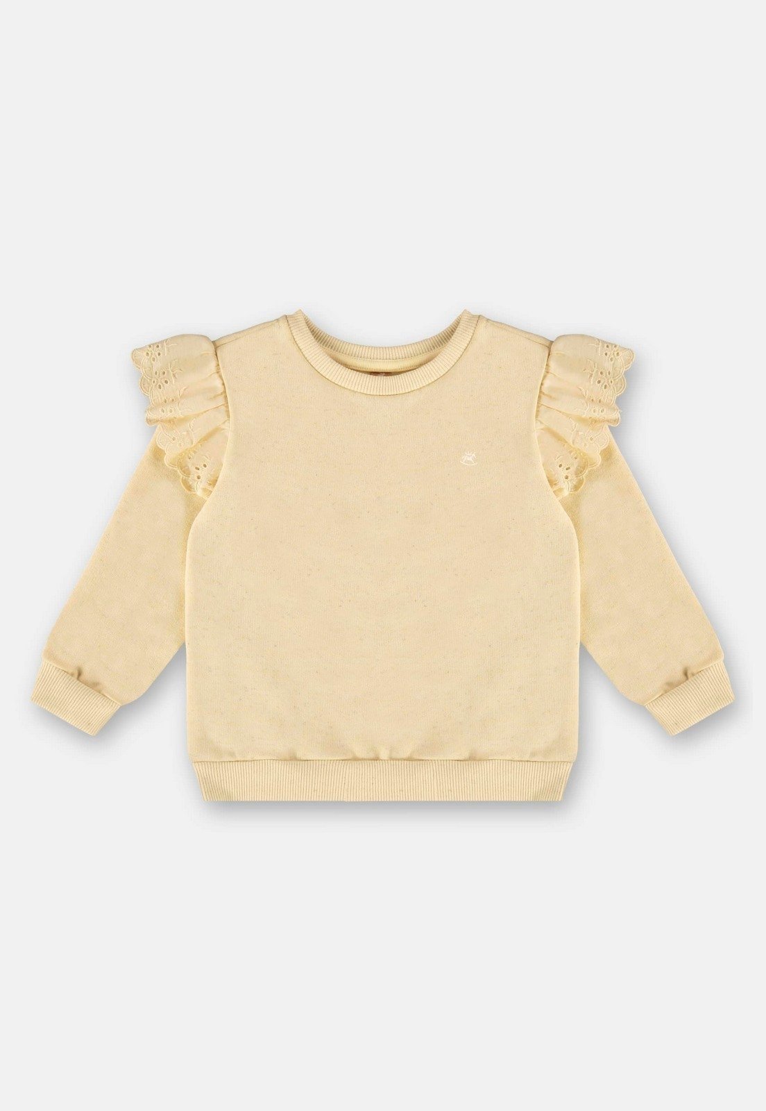 Infantil - Blusão Feminino em Moletom Felpado Up Baby Amarelo