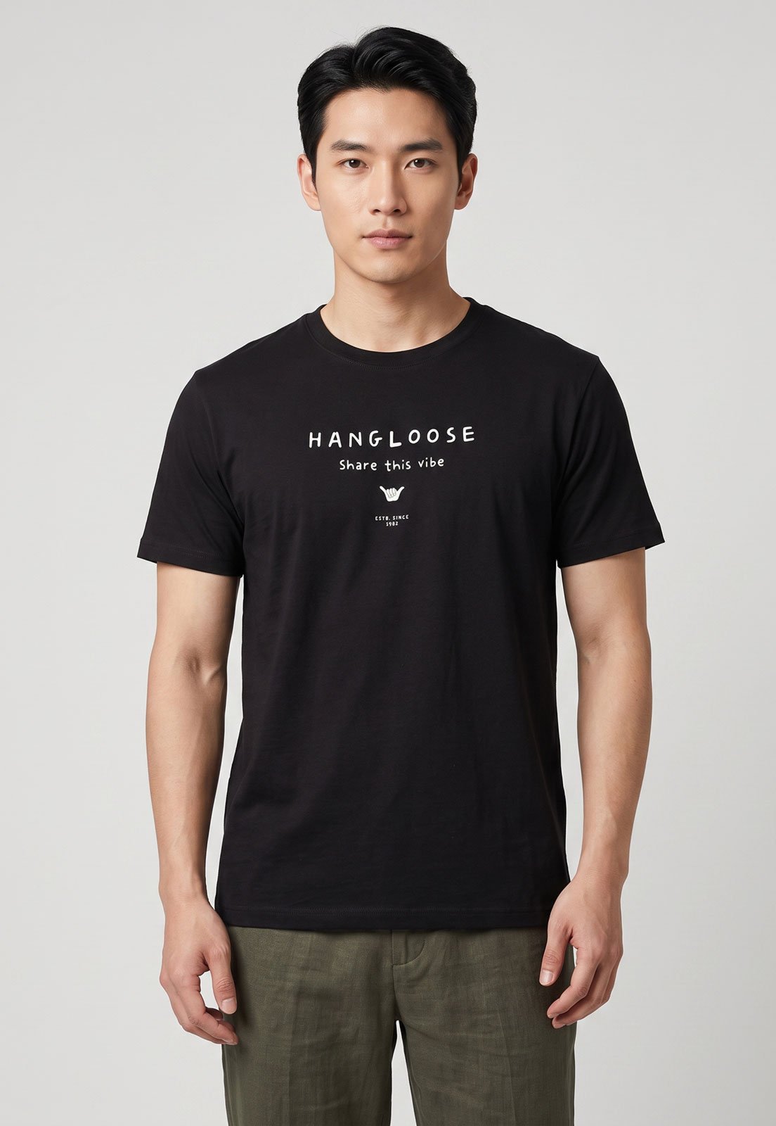 Camiseta Masculina Hang Loose Silk MC Share It Preta