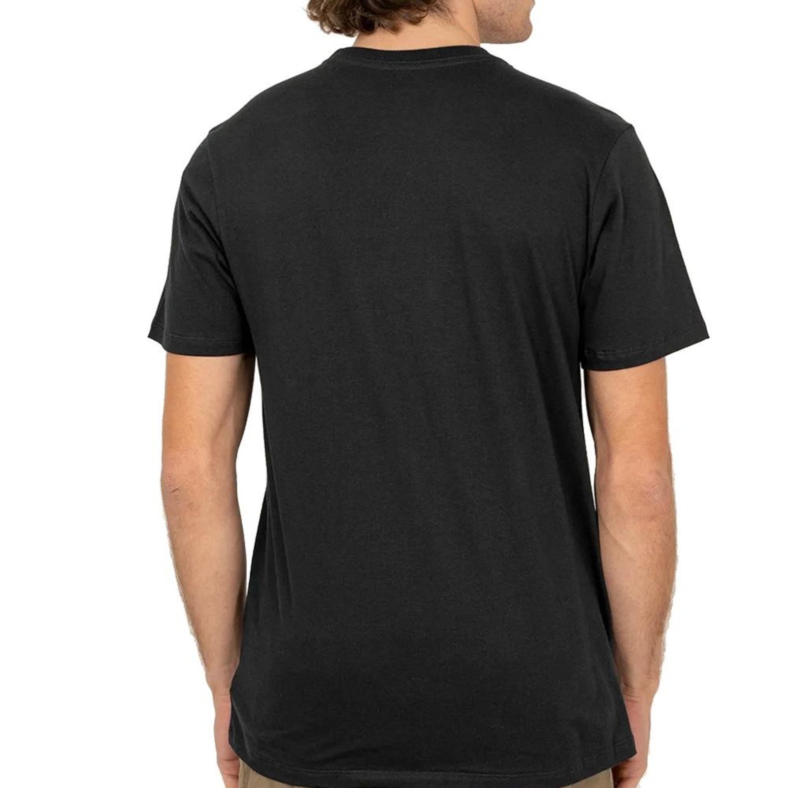 Camiseta Quiksilver Transfer Square SM26 Masculina Preto