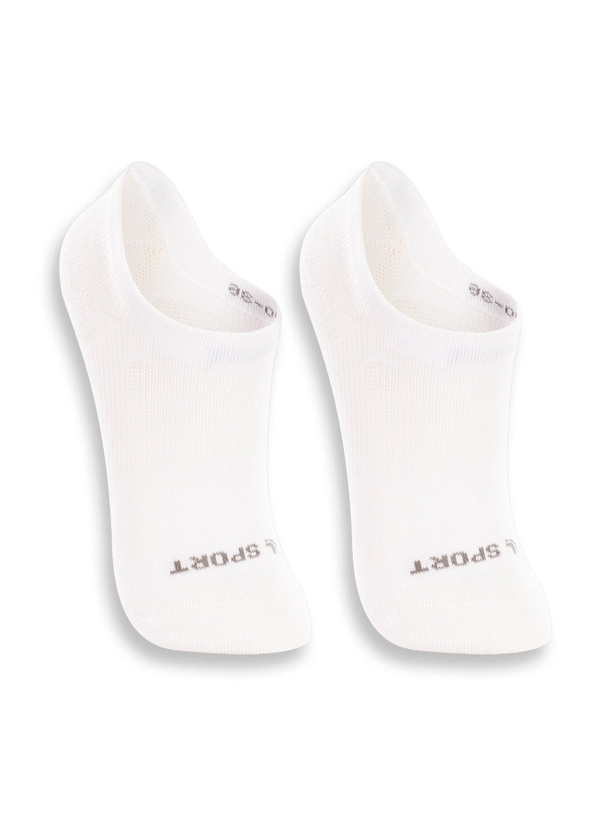 Vista 2 Kit 2 Pares de Meias Invisível Lupo branco Lupo branco